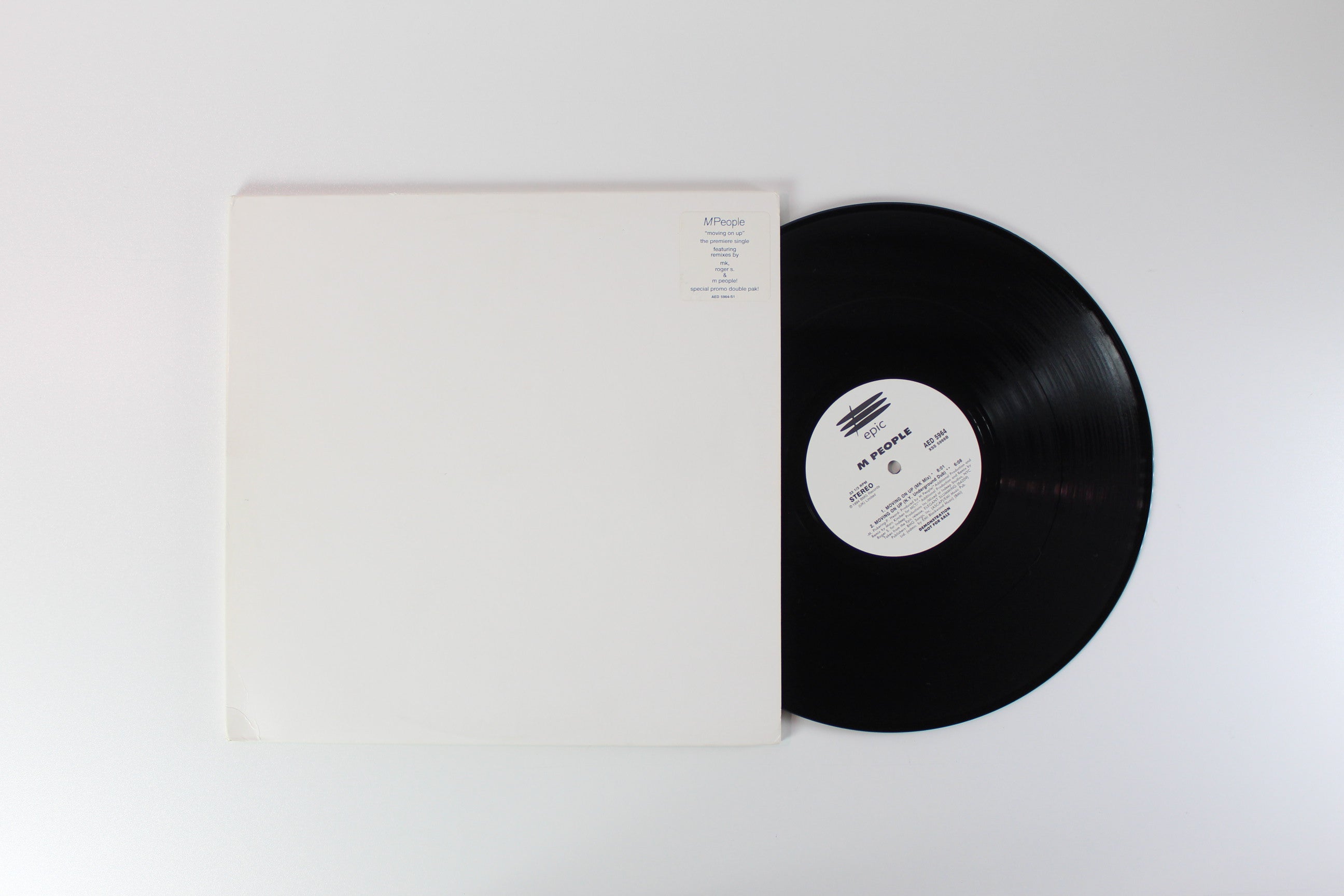 M People - Moving On Up on Epic 12-inch Promo