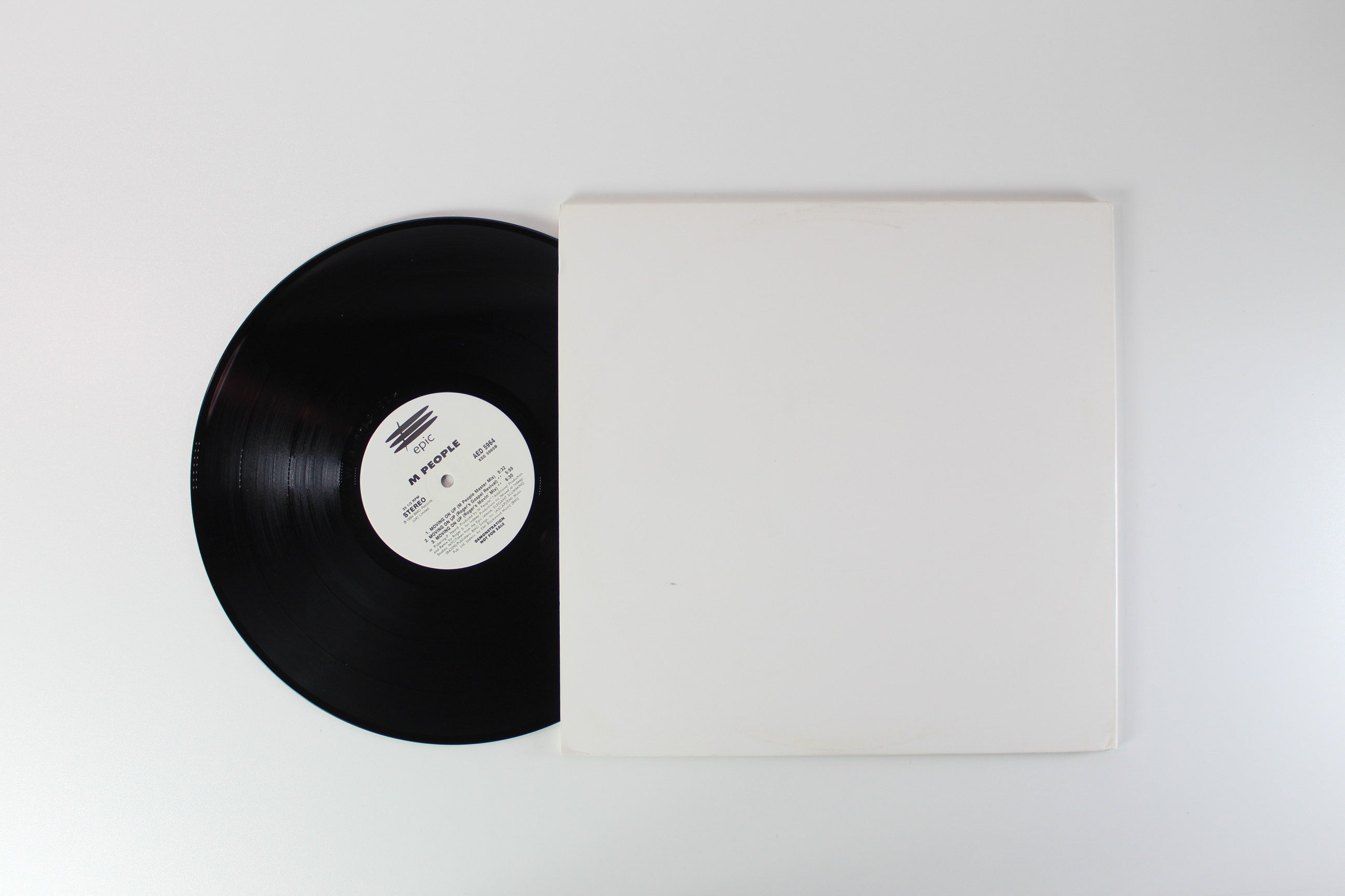 M People - Moving On Up on Epic 12-inch Promo