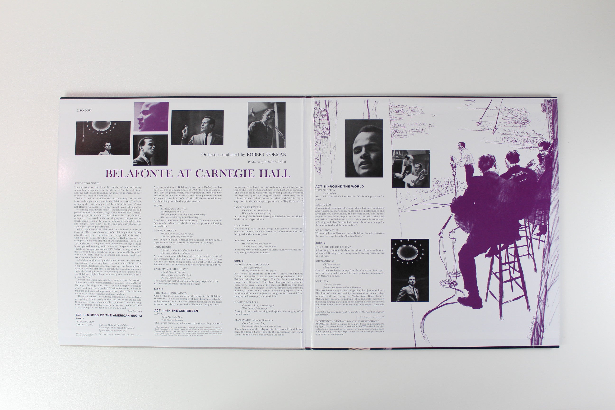Harry Belafonte - Belafonte At Carnegie Hall: The Complete Concert on RCA Victor Analogue Productions Reissue
