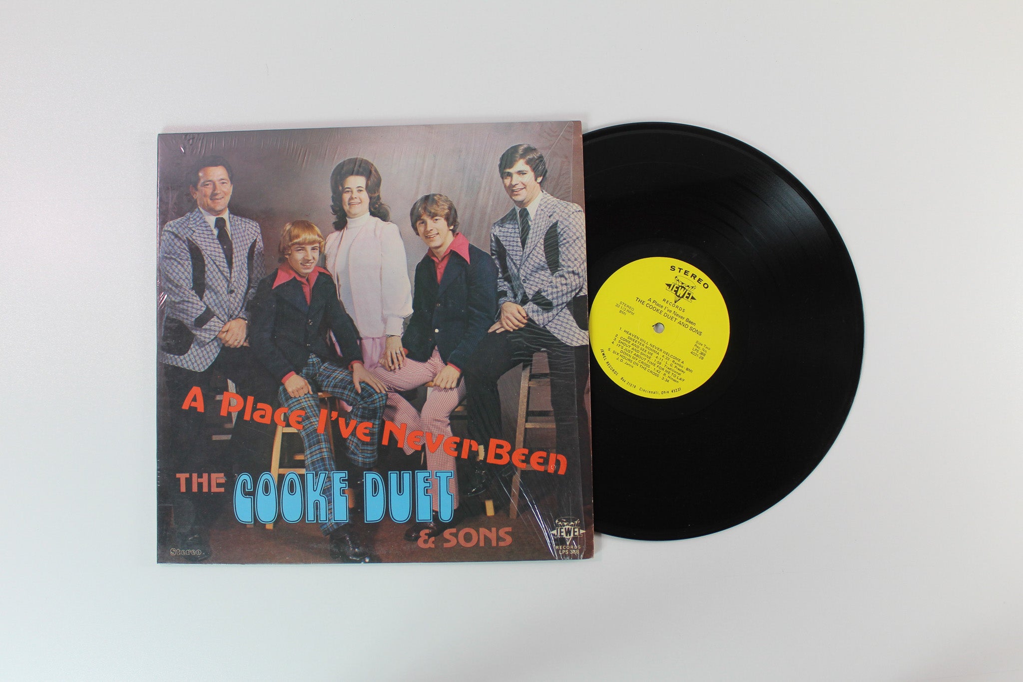 The Cooke Duet - A Place I've Never Been on Jewel Records