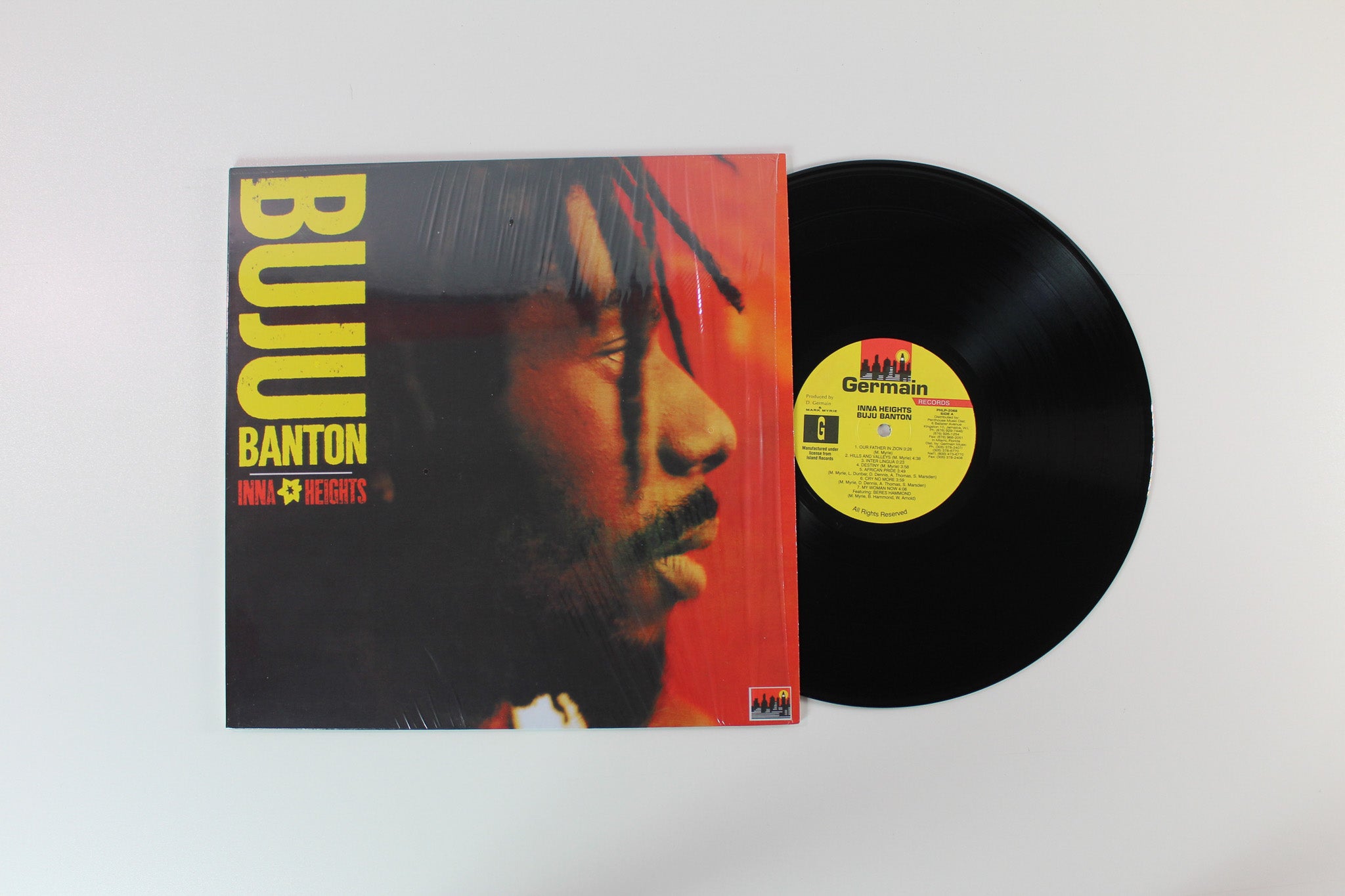 Buju Banton - Inna Heights on Germain Records / VP