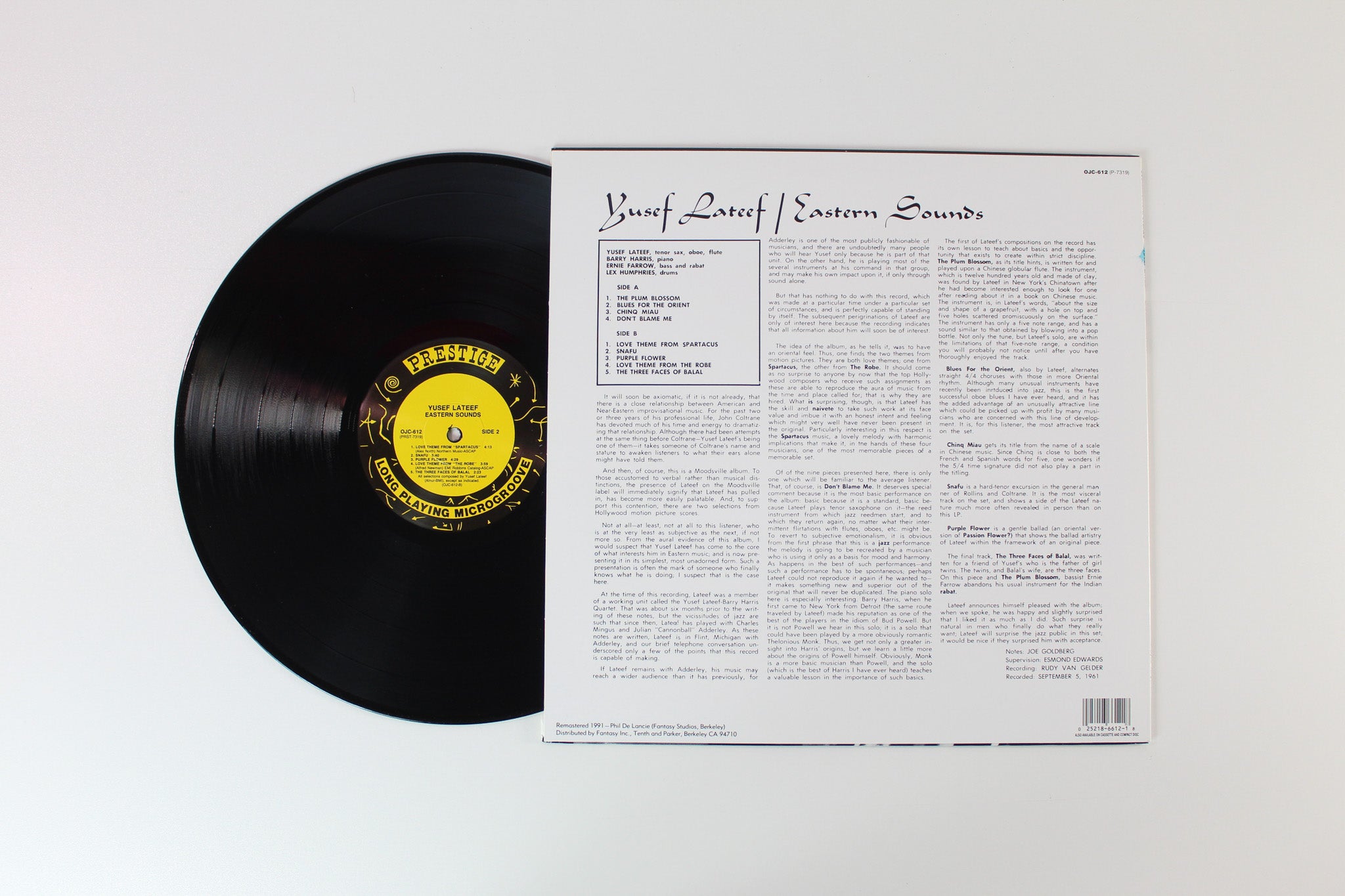 Yusef Lateef - Eastern Sounds on Prestige OJC Reissue