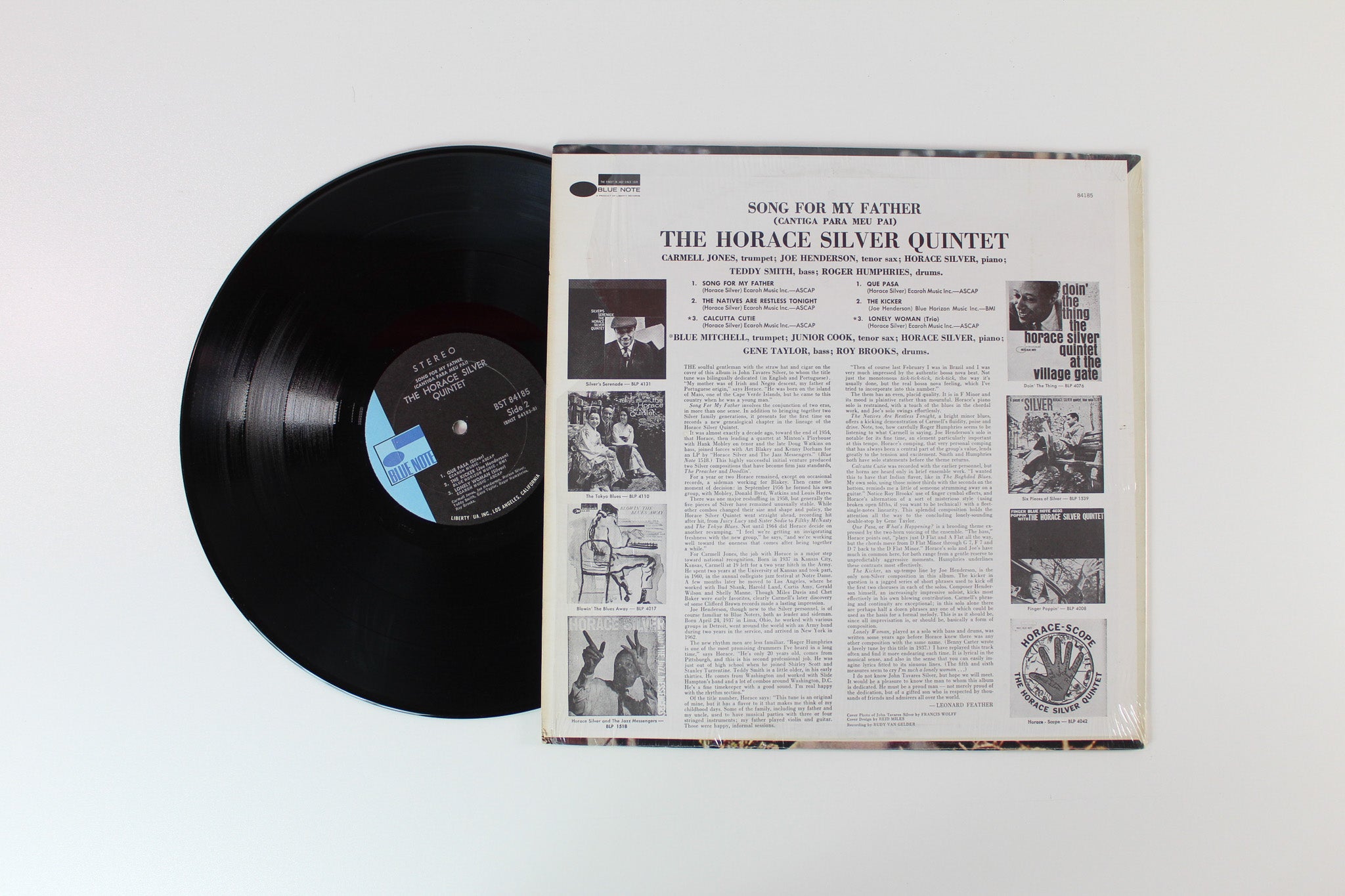 The Horace Silver Quintet - Song For My Father (Cantiga Para Meu Pai) on Blue Note Reissue