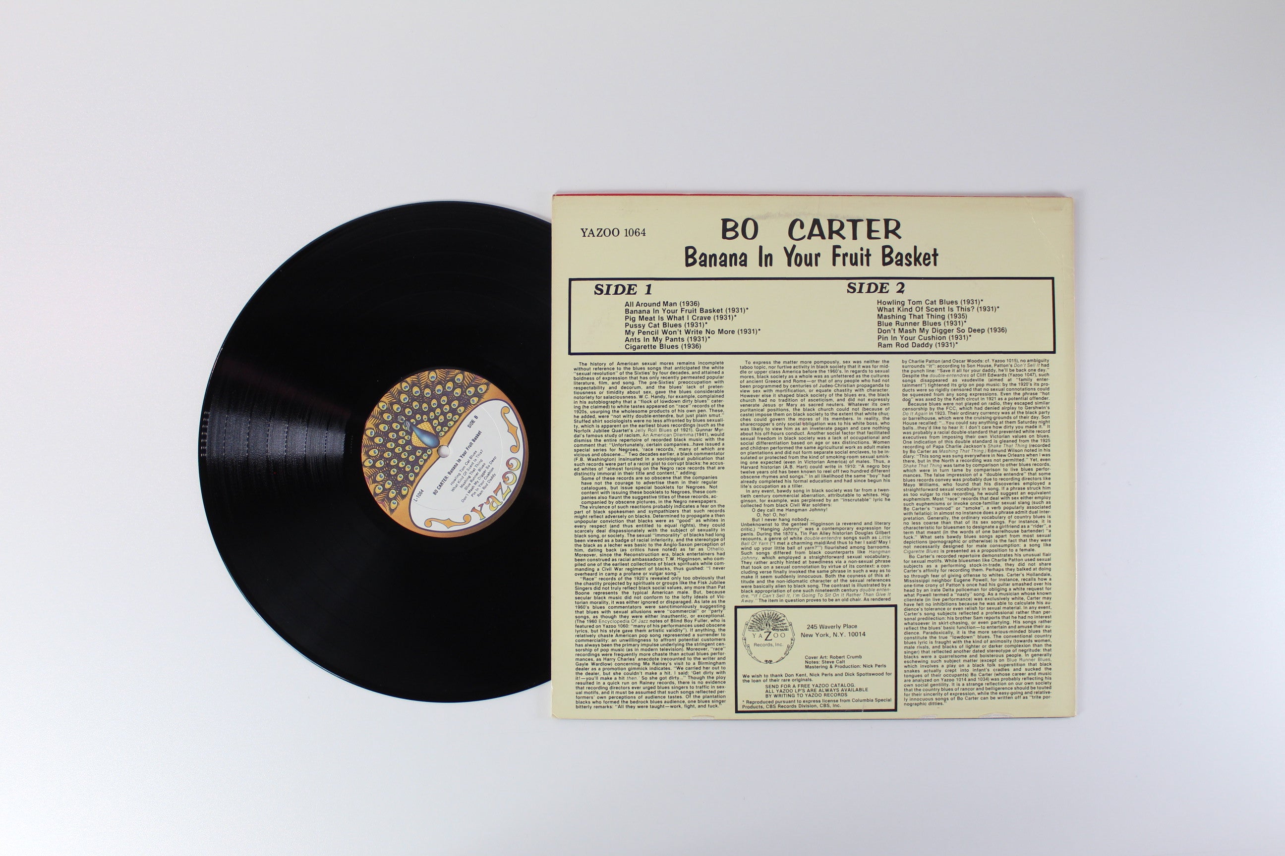 Bo Carter - Banana In Your Fruit Basket (Red Hot Blues 1931-36) on Yazoo