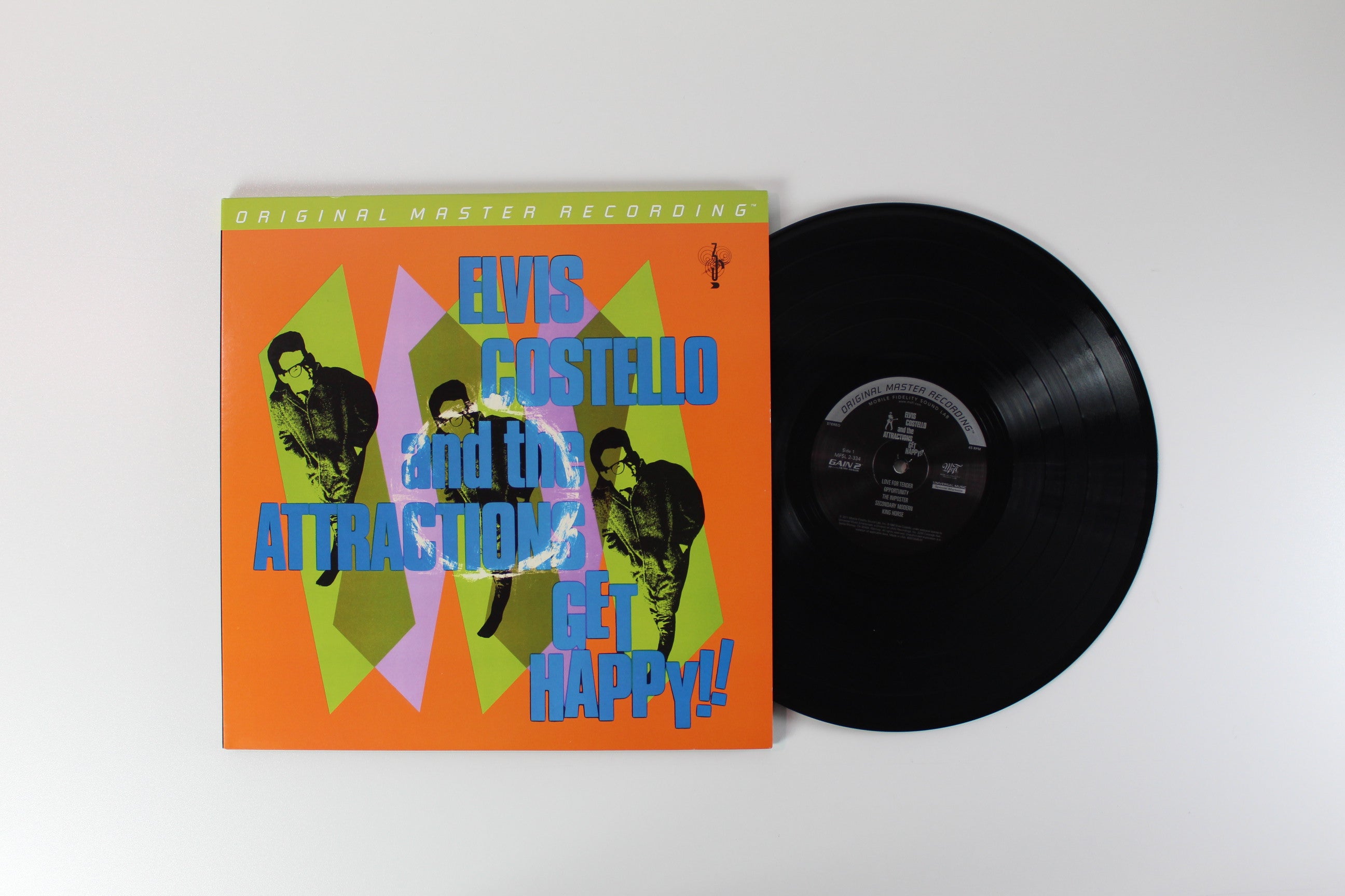 Elvis Costello & The Attractions - Get Happy!! on Mobile Fidelity Sound Lab Ltd. Numbered Reissue