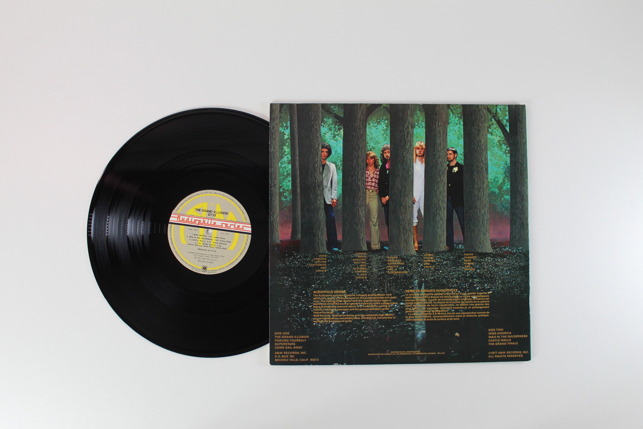Styx - The Grand Illusion on A&M Records Audiophile Series Half-Speed Mastered