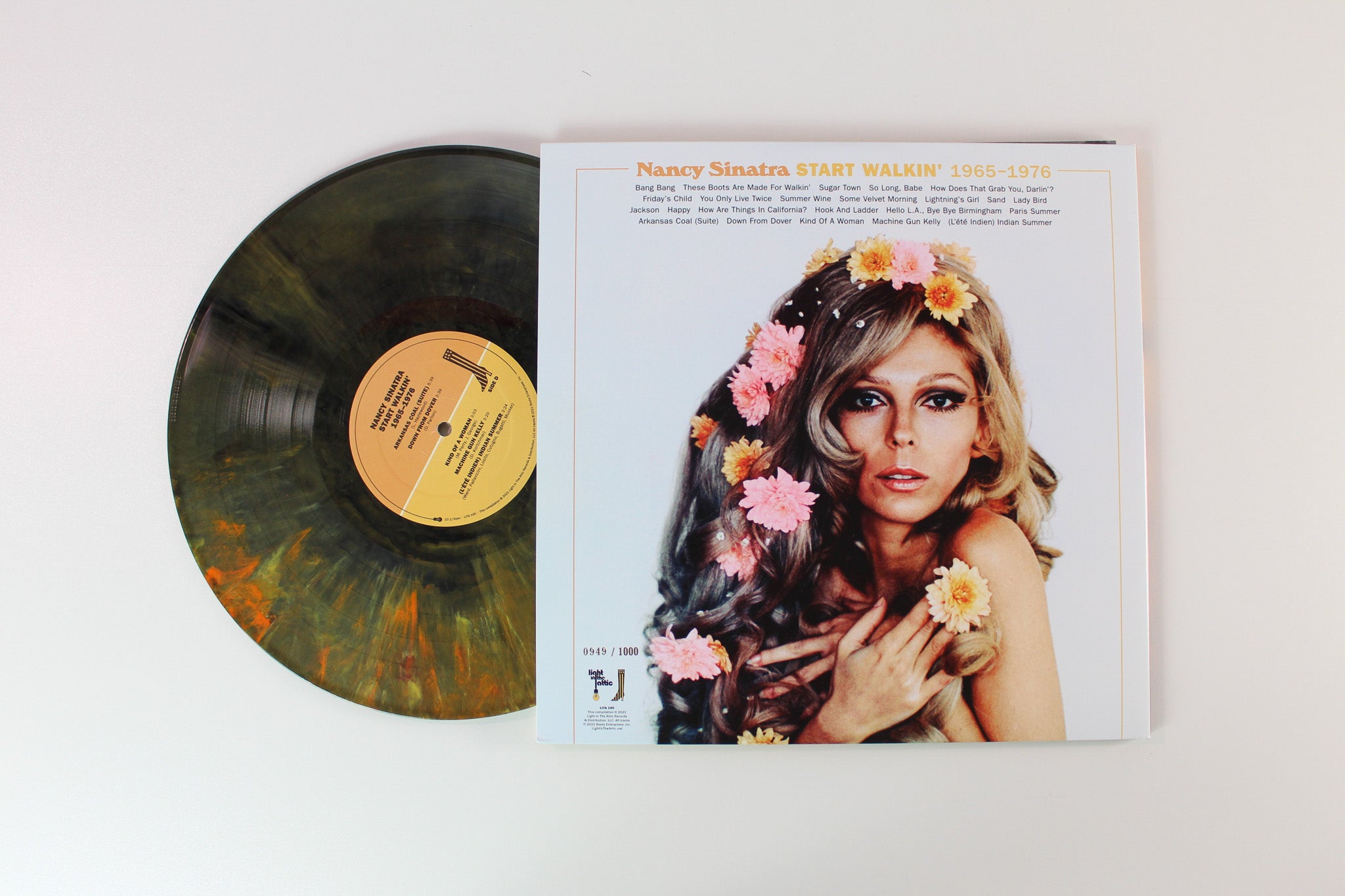 Nancy Sinatra - Start Walkin' 1965-1976 on Light in the Attic Ltd Numbered Summer Wine Sunburst Orange