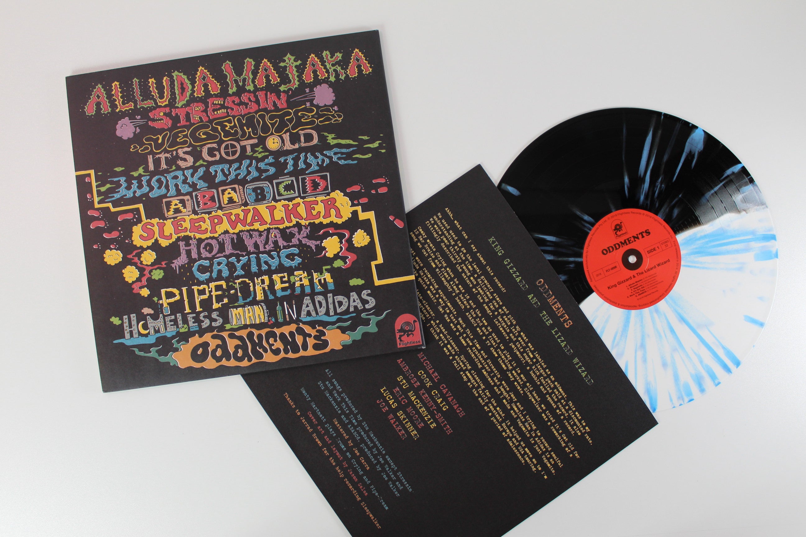 King Gizzard And The Lizard Wizard - Oddments on FLightless Ltd. Reissue Hot Wax Variant