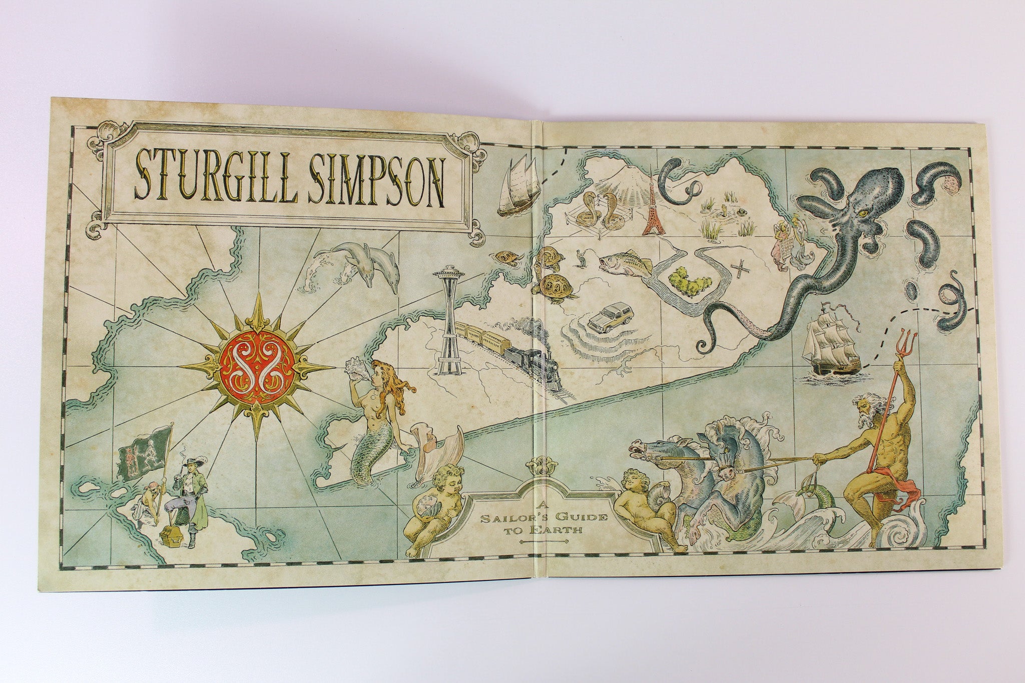 Sturgill Simpson - A Sailor's Guide To Earth on Atlantic Ltd 180 Gram Blue Vinyl