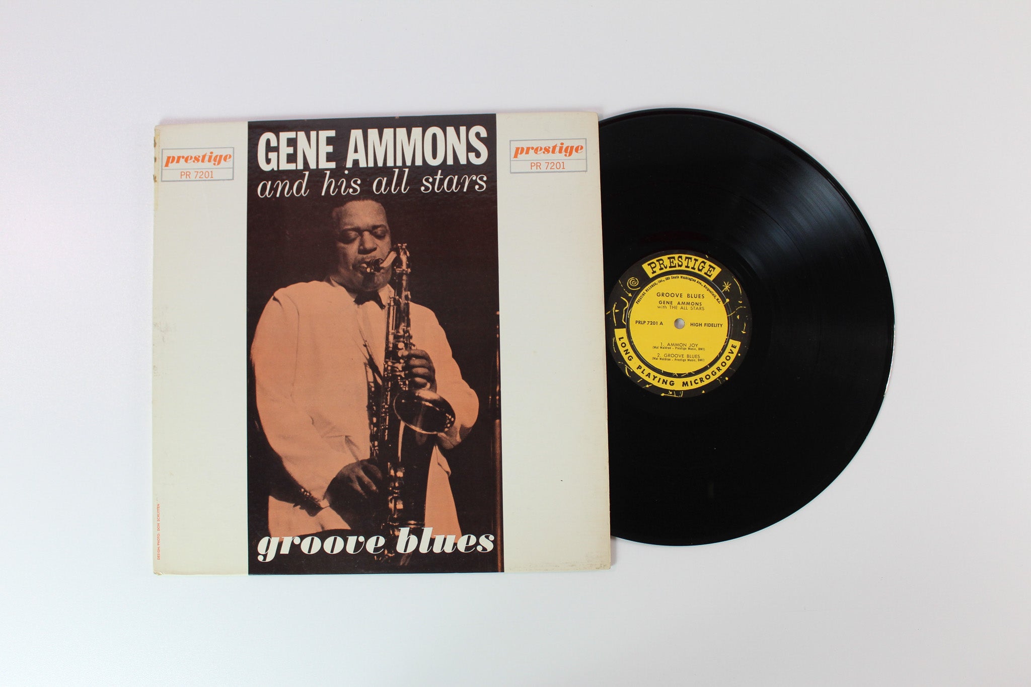 Gene Ammons' All Stars - Groove Blues on Prestige Mono Deep Groove