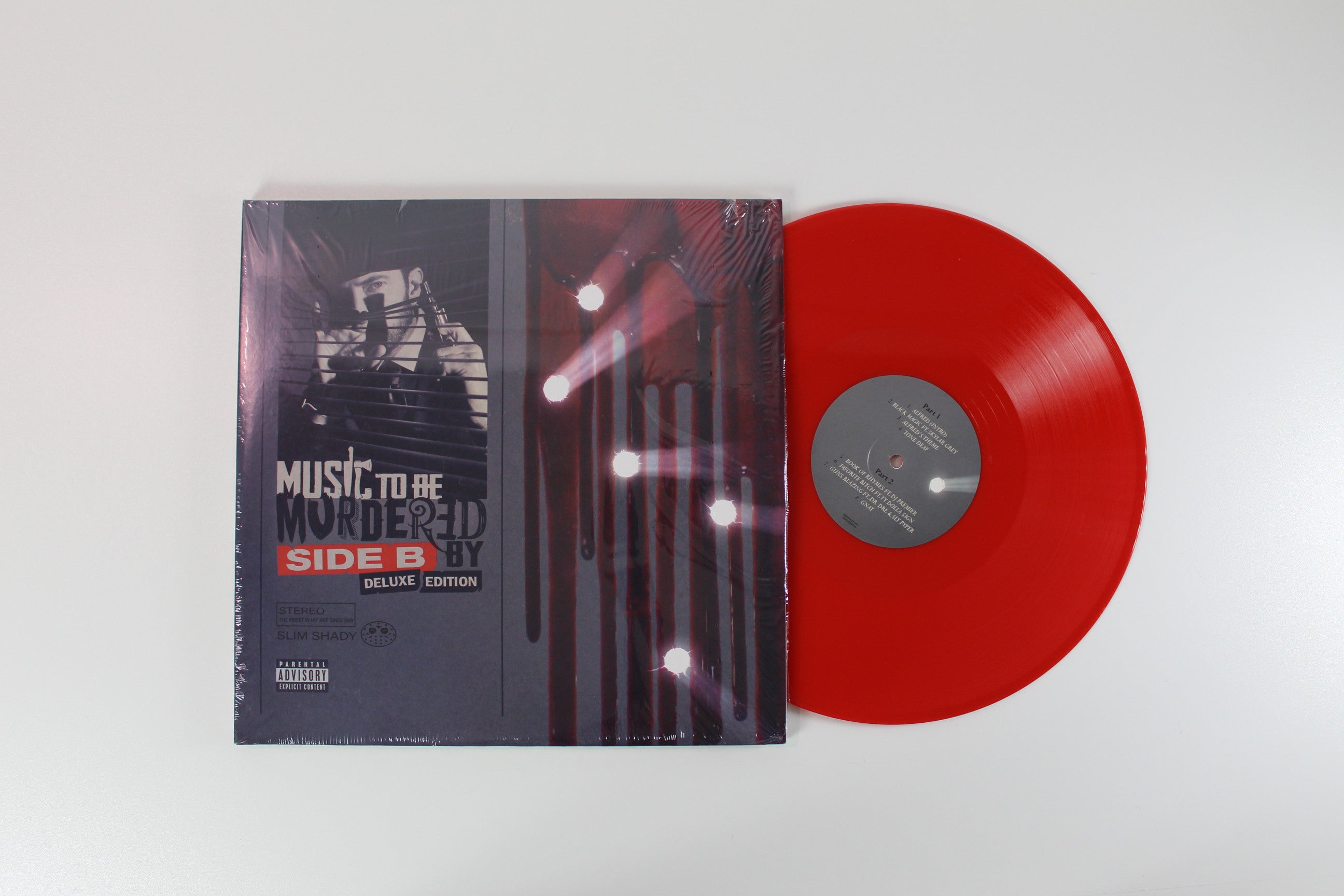 Eminem - Music To Be Murdered By (Side B) on Aftermath / Shady Records Ltd. Alternative Cover Reissue on Red Vinyl