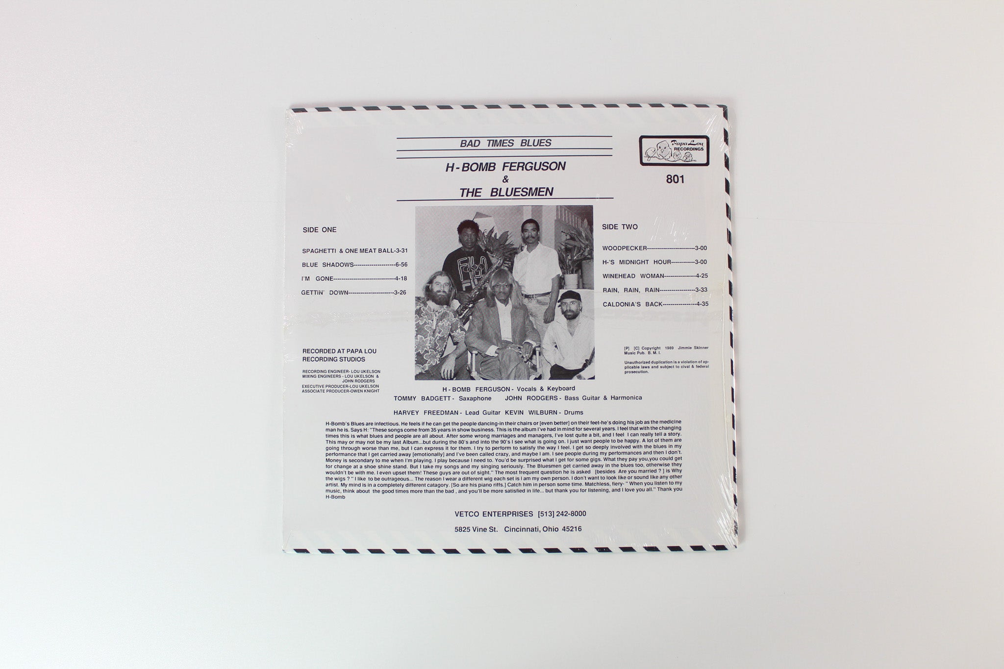 H-Bomb Ferguson - Bad Times Blues on Papa Lou Sealed