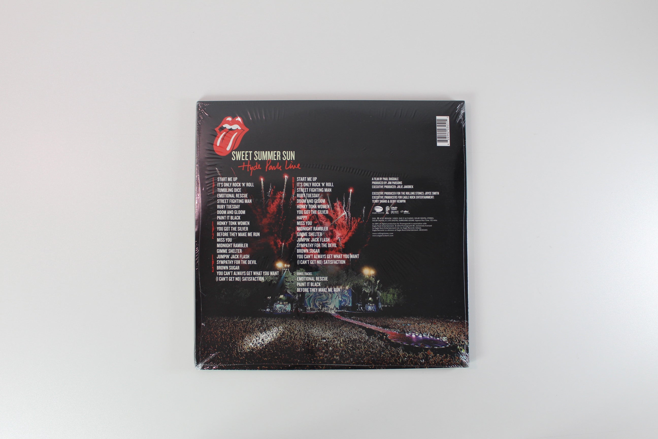 The Rolling Stones - Sweet Summer Sun - Hyde Park Live on Eagle Vision Sealed
