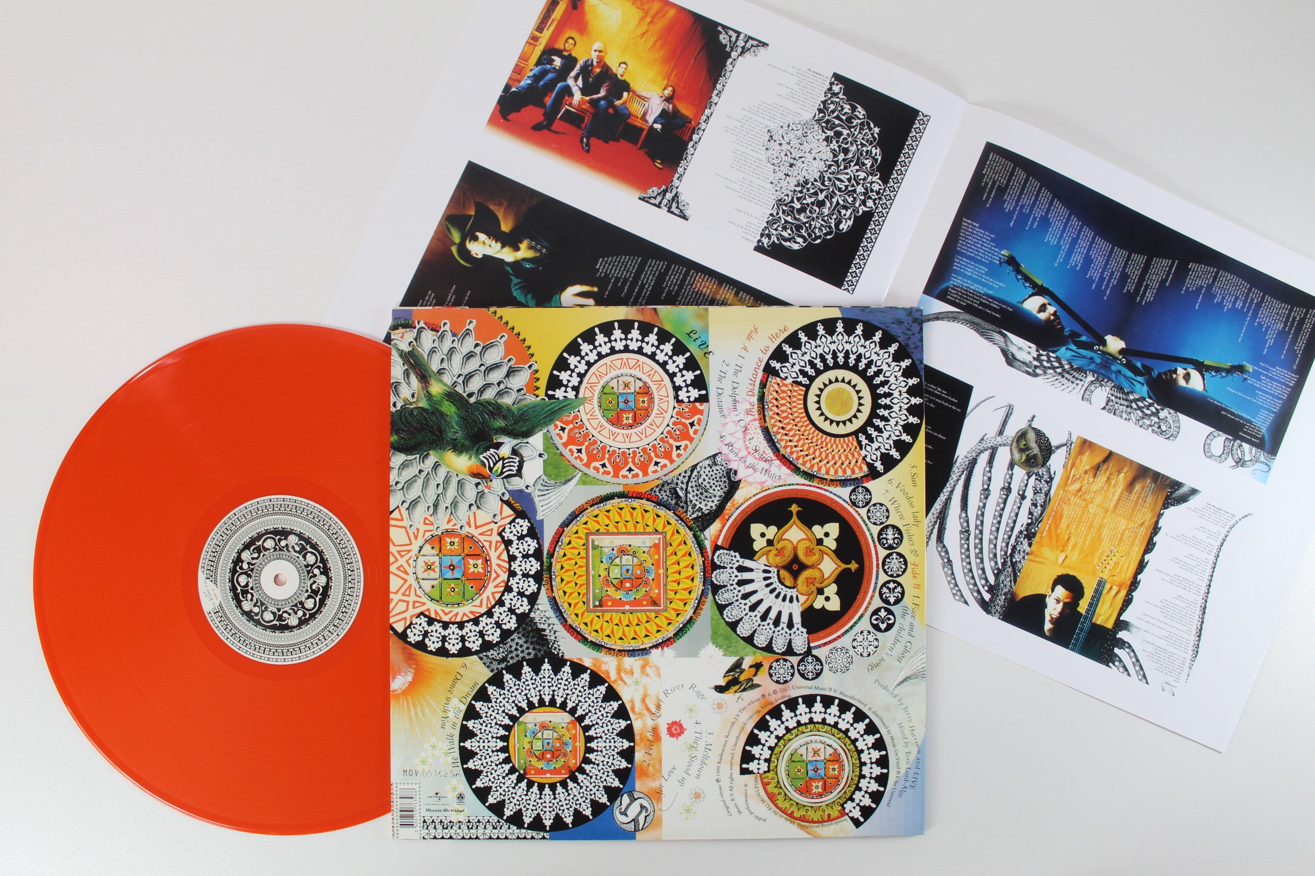 Live - The Distance To Here on Music On Vinyl Ltd. Numbered Orange Vinyl Reissue