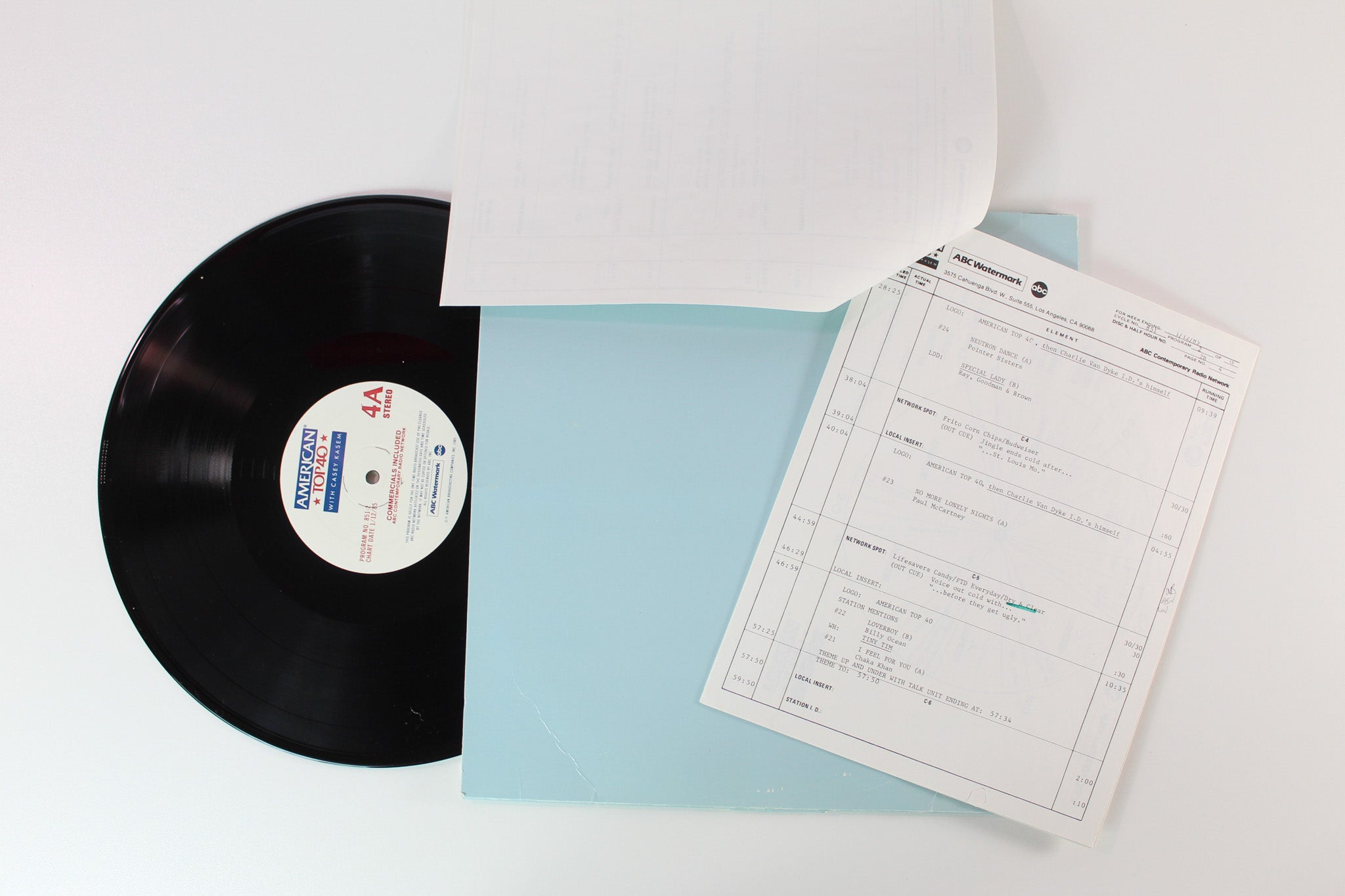 Various - American Top 40 with Casey Kasem (1/12/85) on ABC Watermark