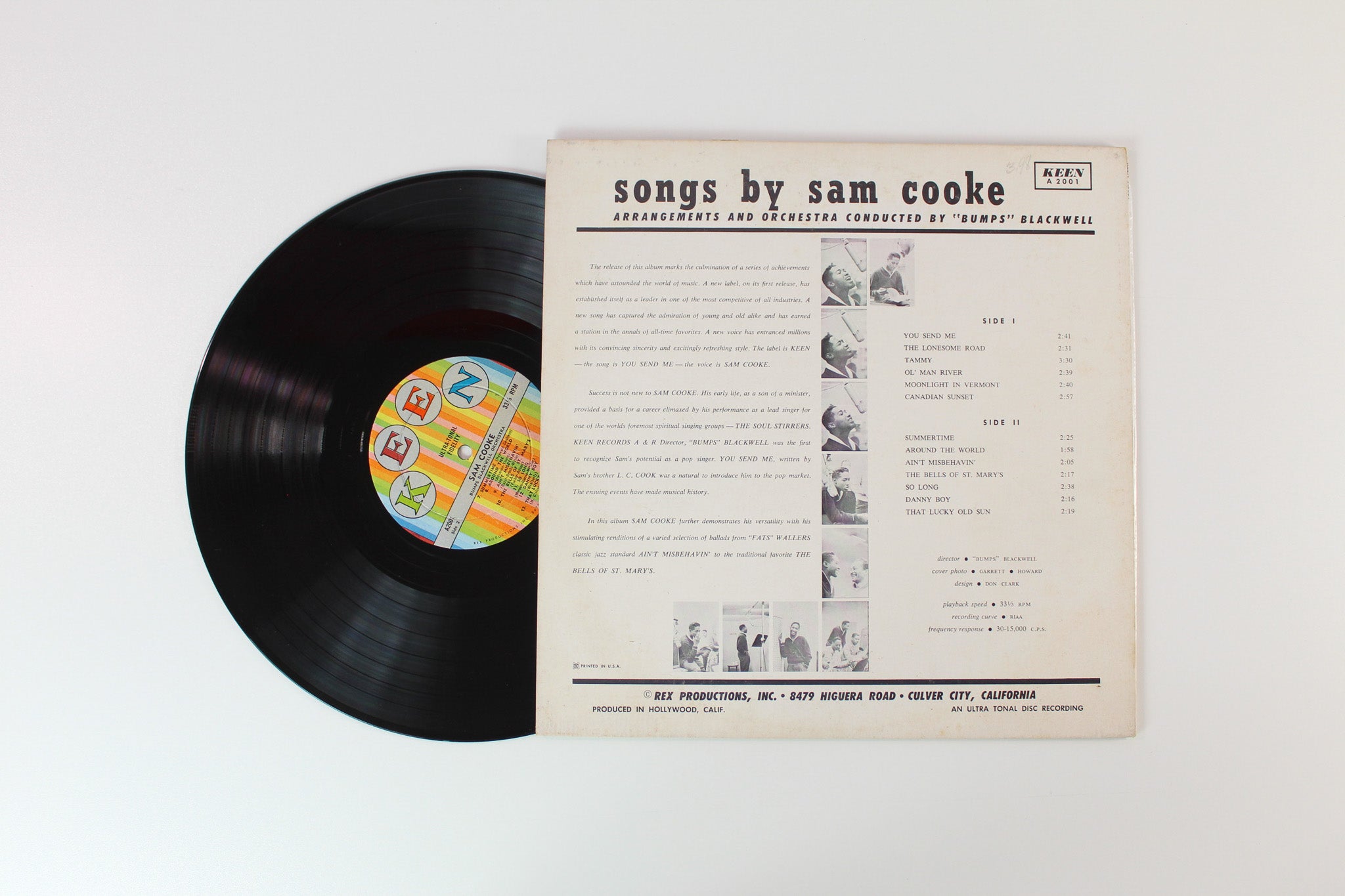 Sam Cooke - Songs By Sam Cooke on Keen Mono