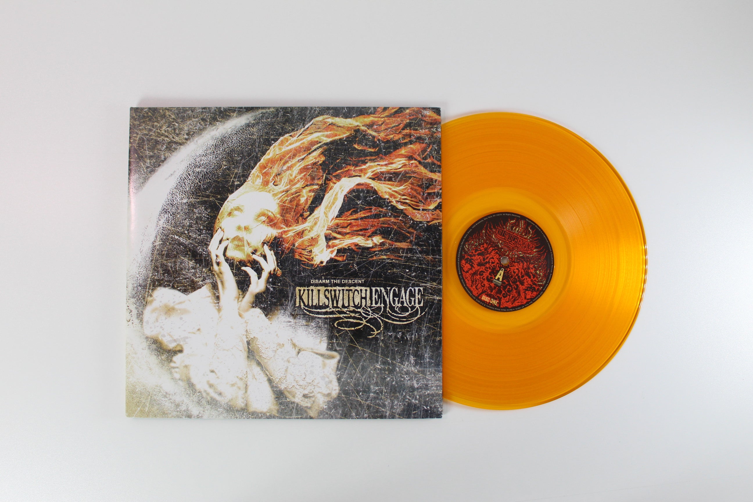 Killswitch Engage - Disarm The Descent on Roadrunner Records Ltd. Clear Gold Vinyl