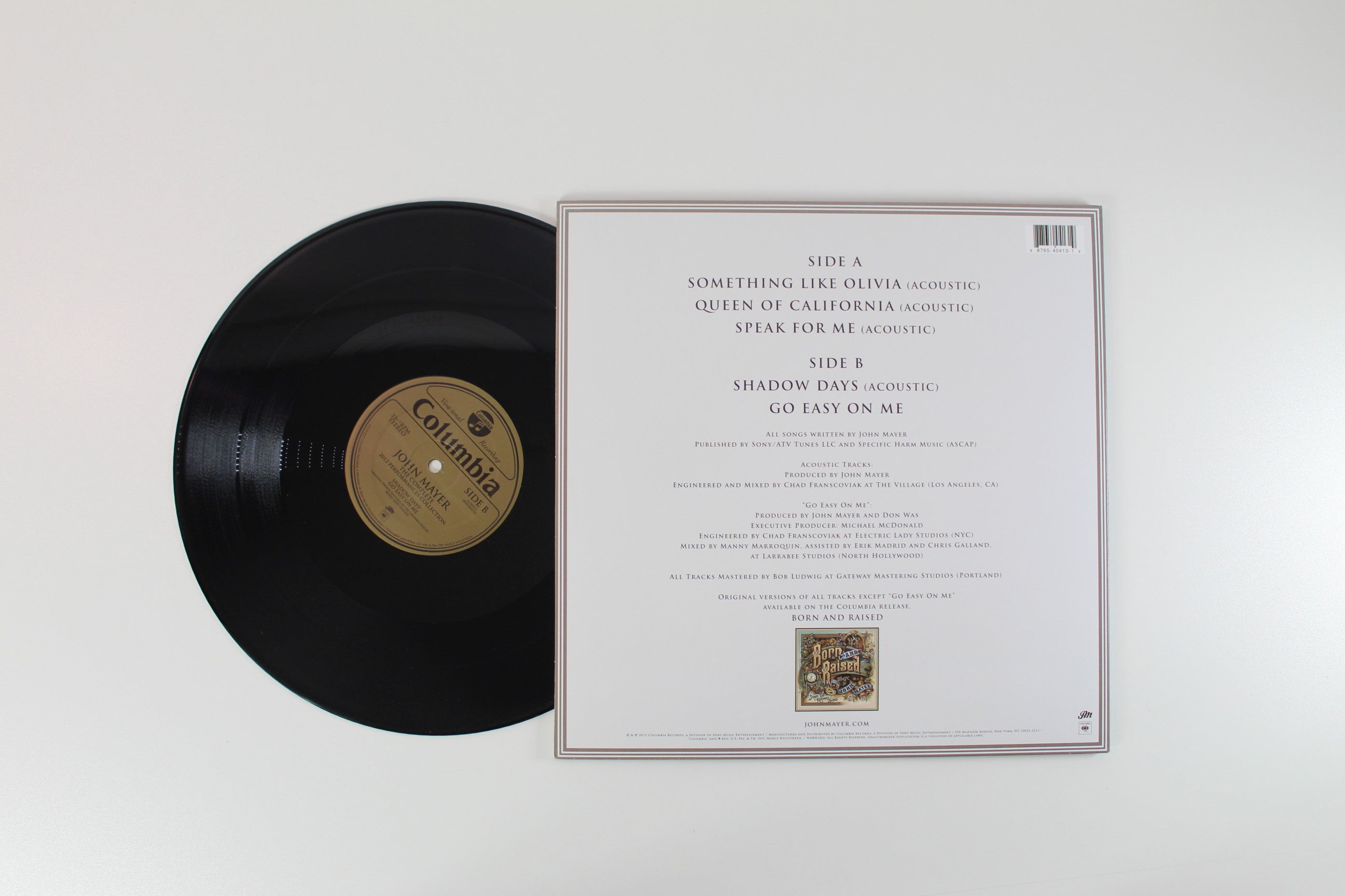 John Mayer - The Complete 2012 Performances Collection on Columbia Ltd. RSD BF Release