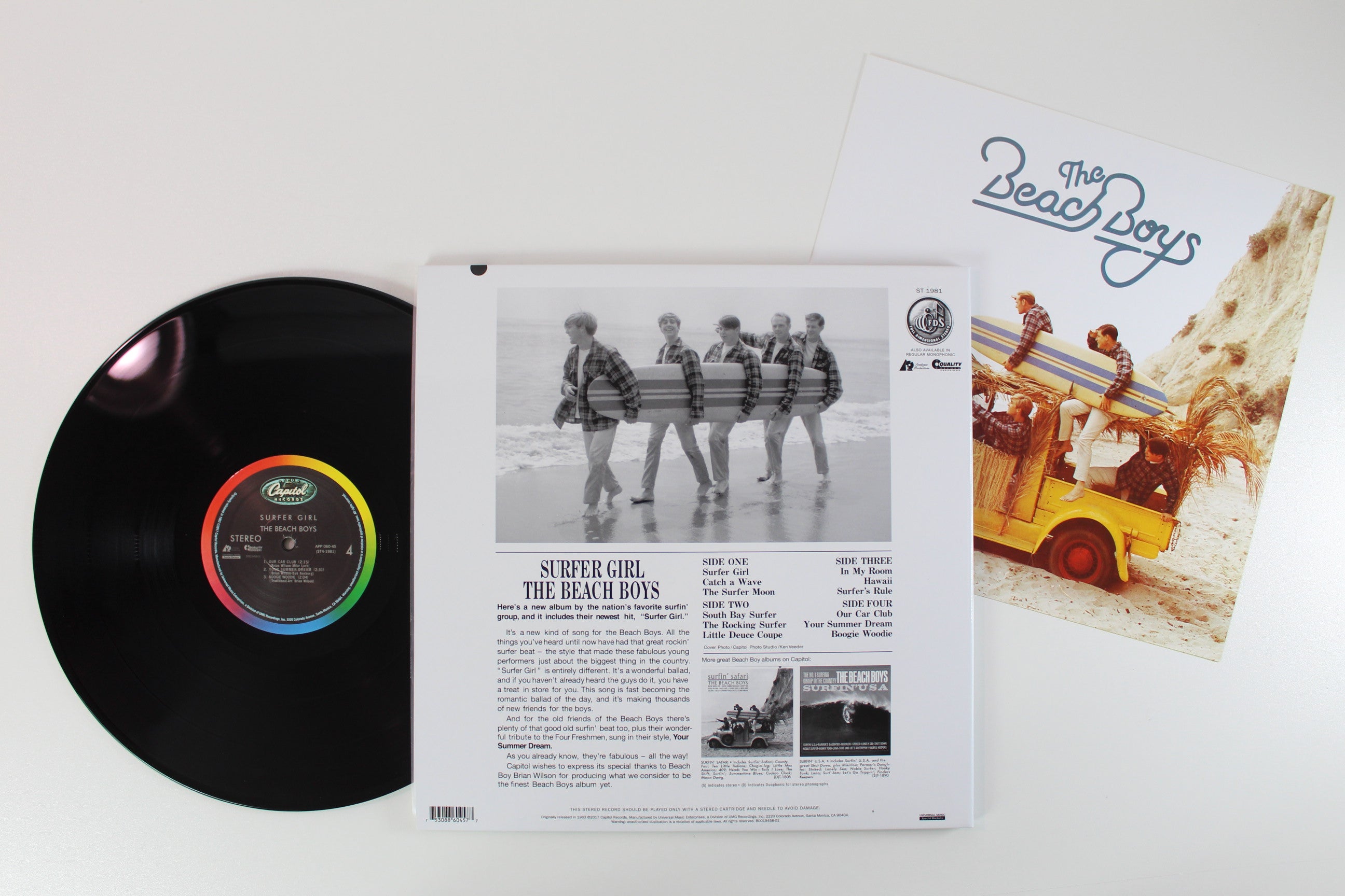 The Beach Boys - Surfer Girl on Capitol Records Analogue Productions Reissue
