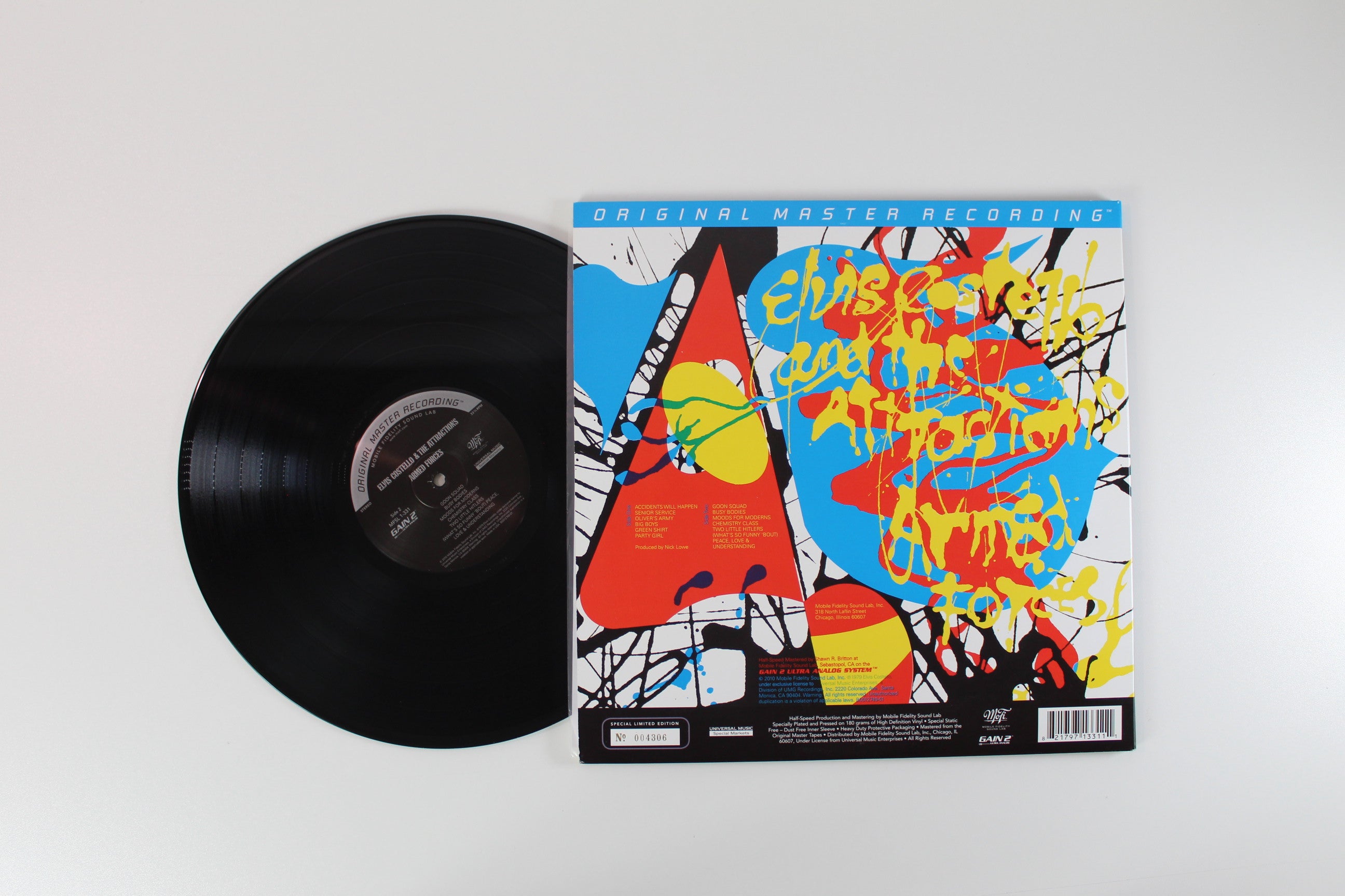 Elvis Costello & The Attractions - Armed Forces on Mobile Fidelity Sound Lab Ltd. Numbered Reissue