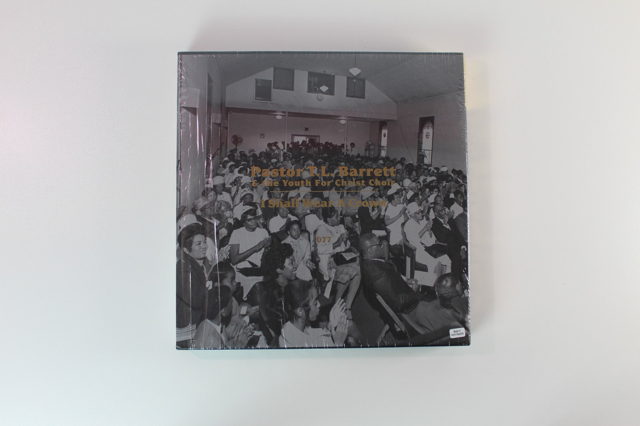 Pastor T. L. Barrett - I Shall Wear A Crown Ltd. Reissue Box Set on Joyful White & Gold Vinyl
