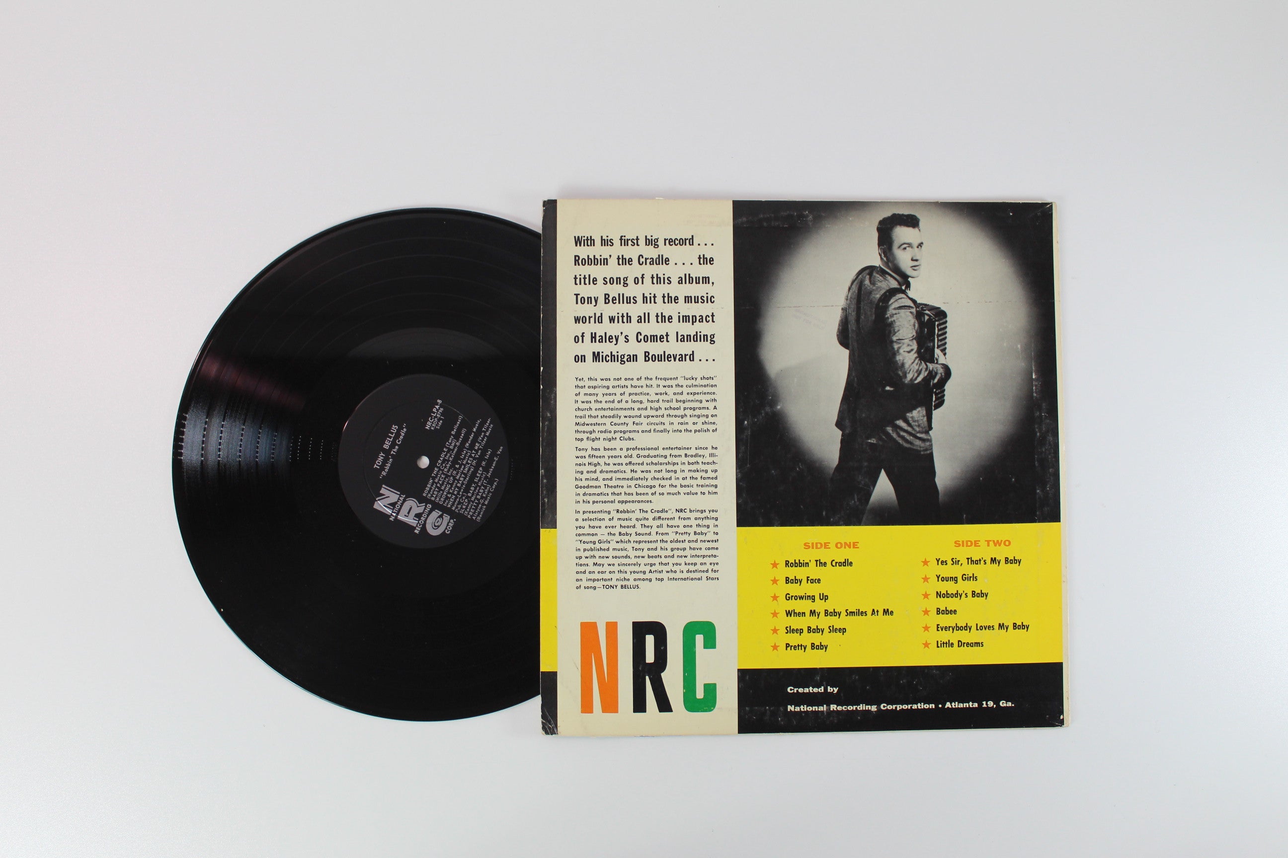 Tony Bellus - Robbin' The Cradle on National Recording Corporation