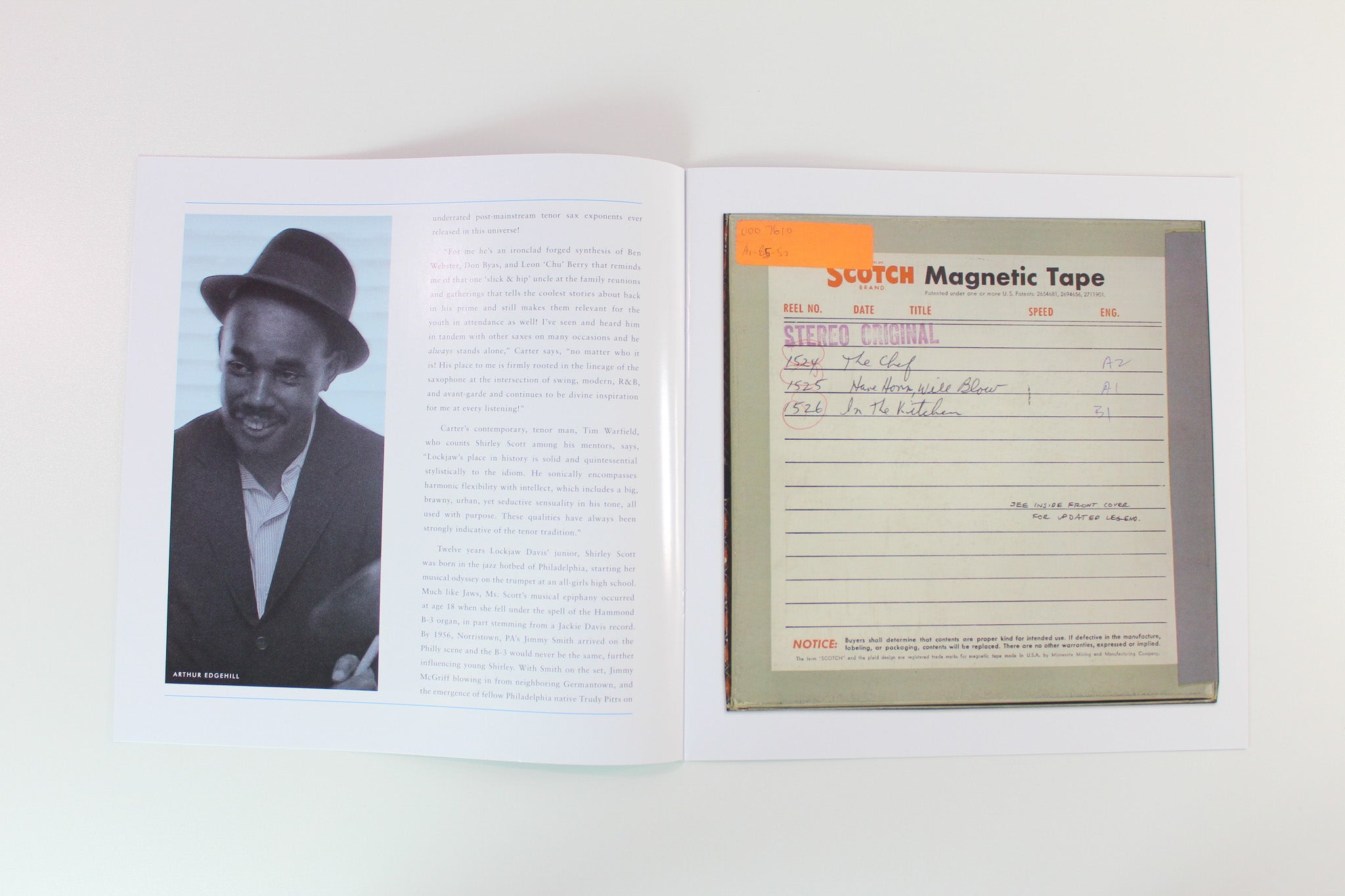 Eddie "Lockjaw" Davis - Cookin' With Jaws And The Queen: The Legendary Prestige Cookbook Albums Ltd. Box Set Reissue on Craft Recordings