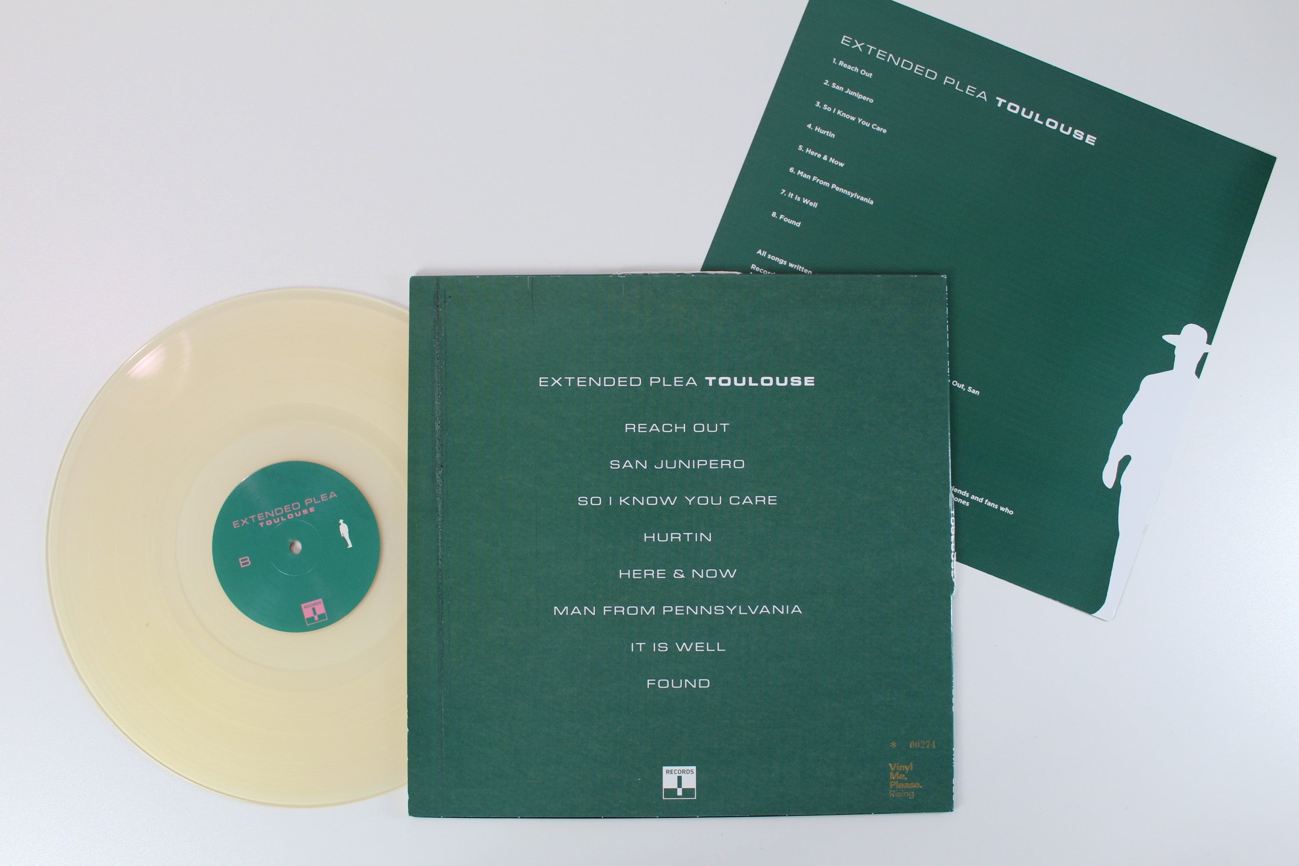 Toulouse - Extended Plea on Terrible Records / Vinyl Me, Please - Club Edition - Cloudy Clear Vinyl