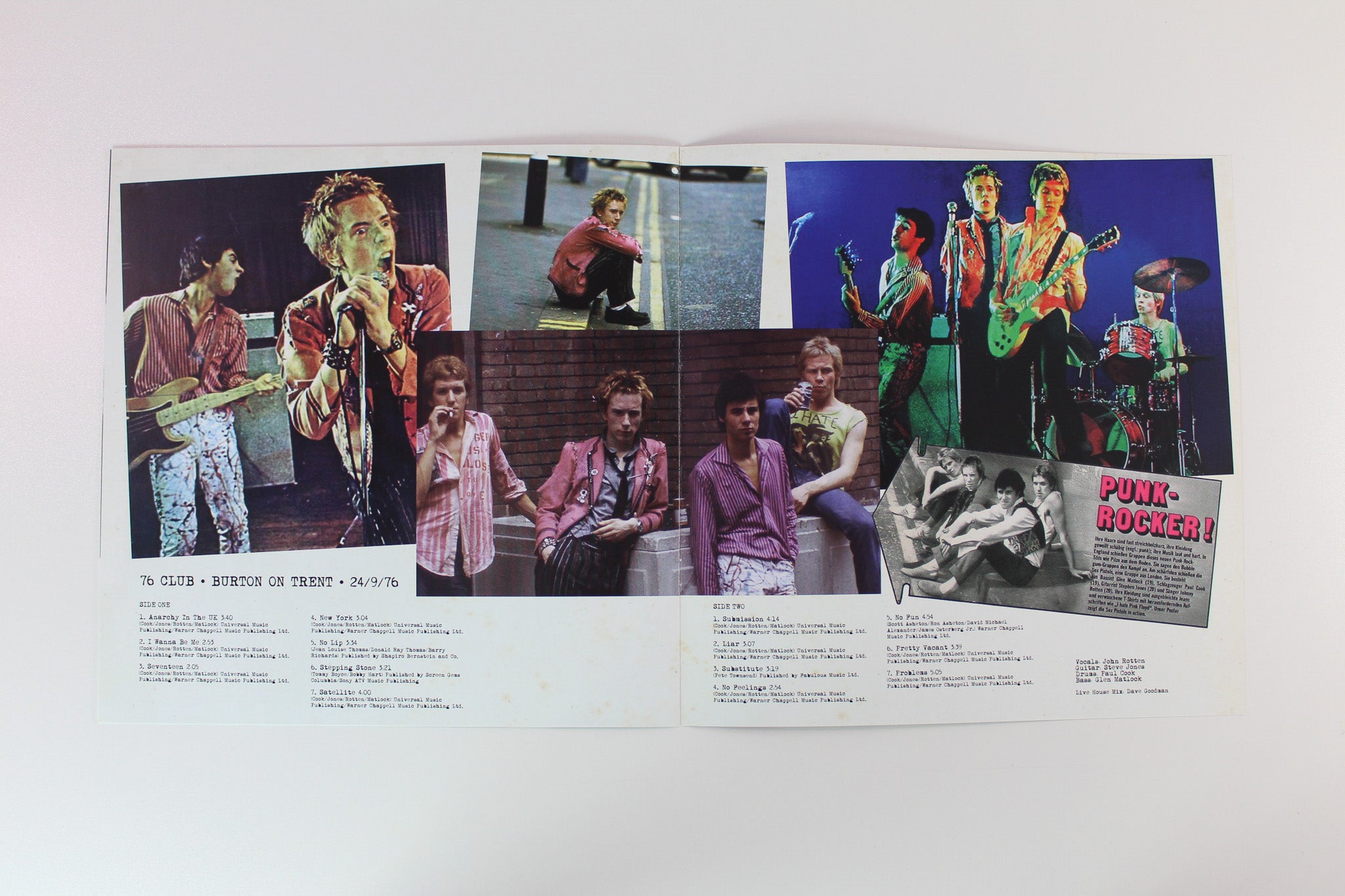 Sex Pistols - Live '76 Box Set on UMC