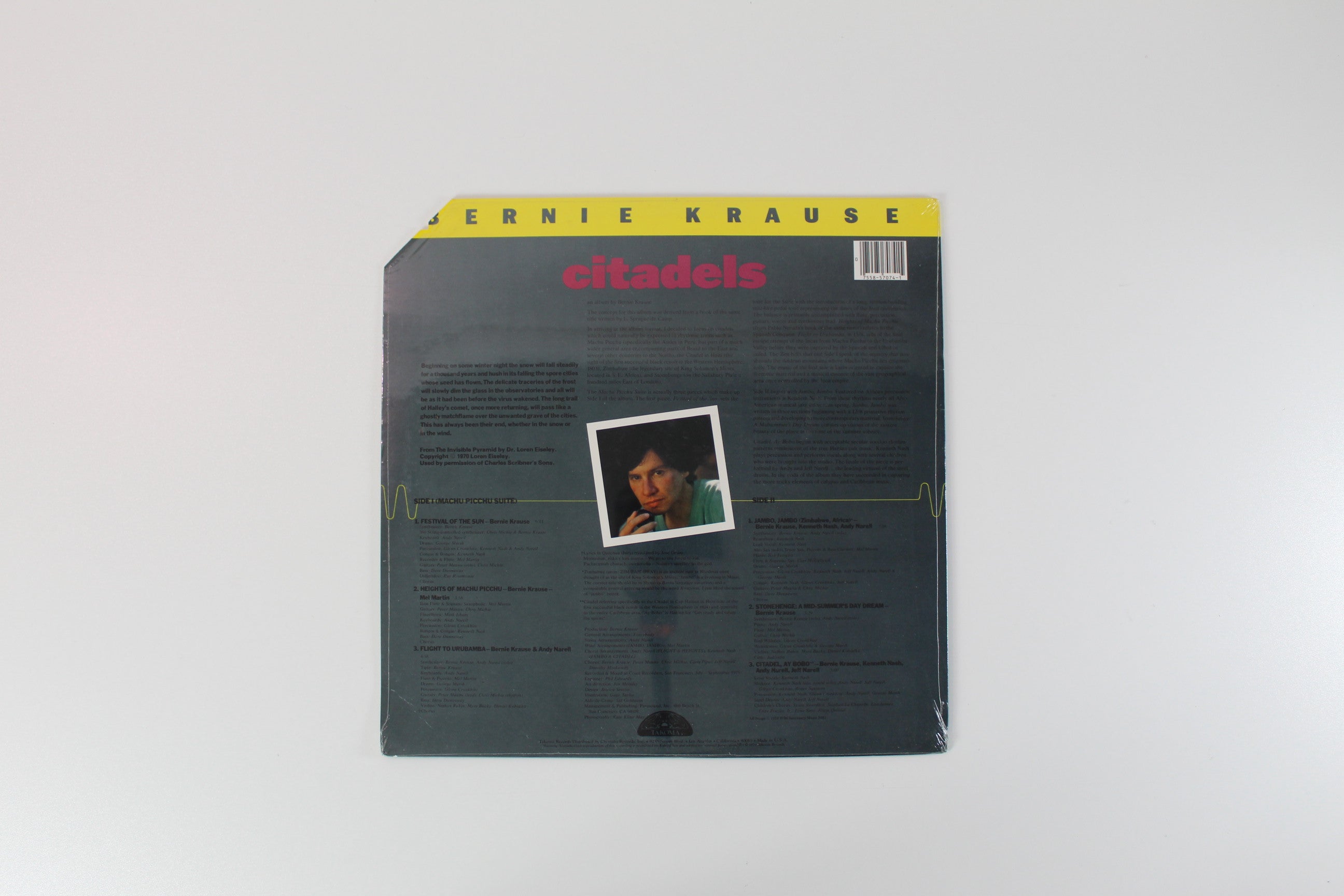 Bernie Krause - Citadels Of Mystery on Takoma Sealed