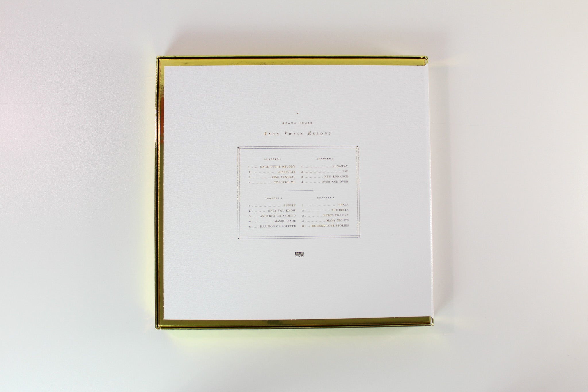 Beach House - Once Twice Melody Ltd. Gold & Clear Vinyl Box Set on Sub Pop