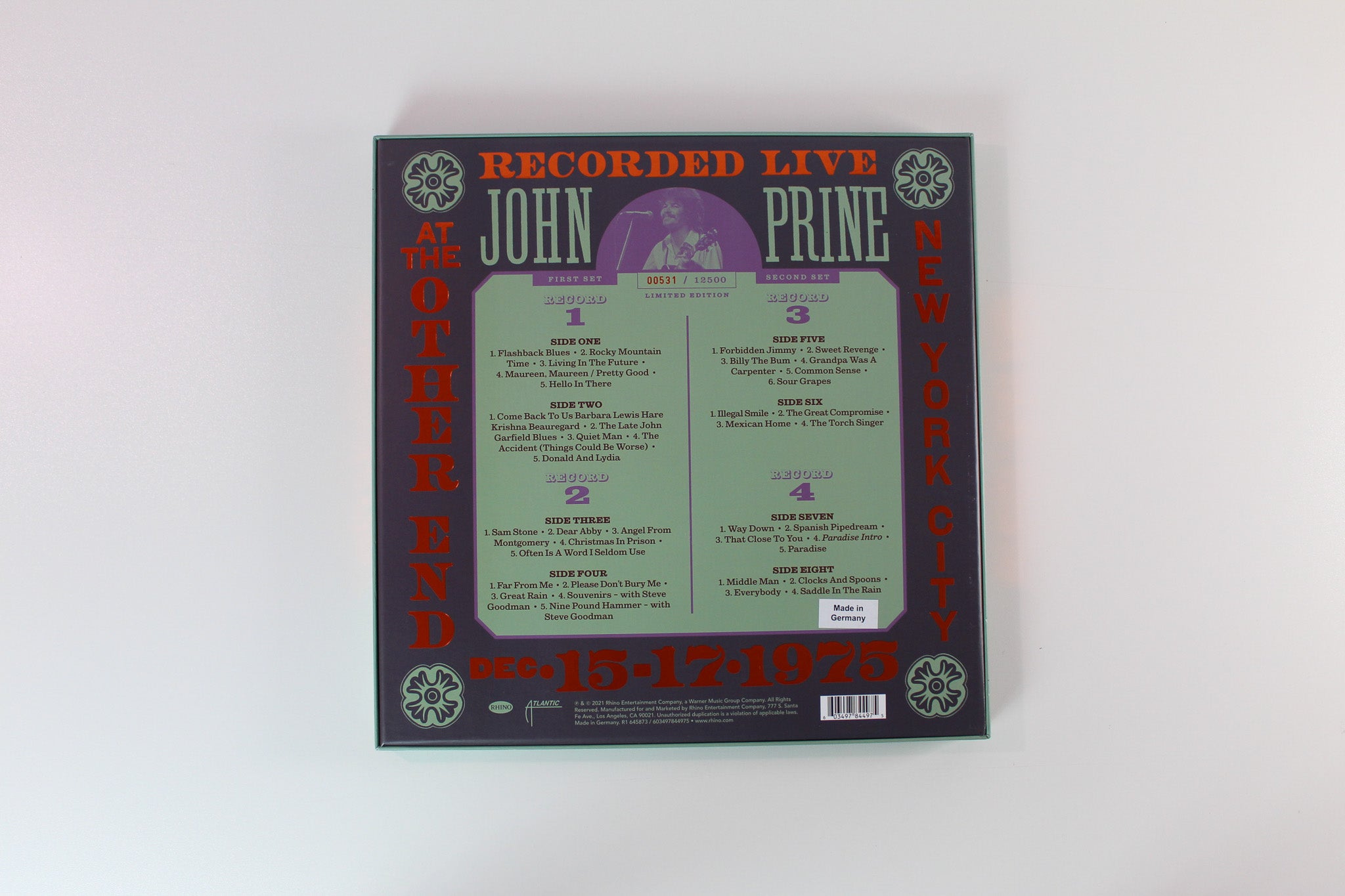 John Prine - Live At The Other End Dec. 1975 Ltd. RSD Numbered Edition