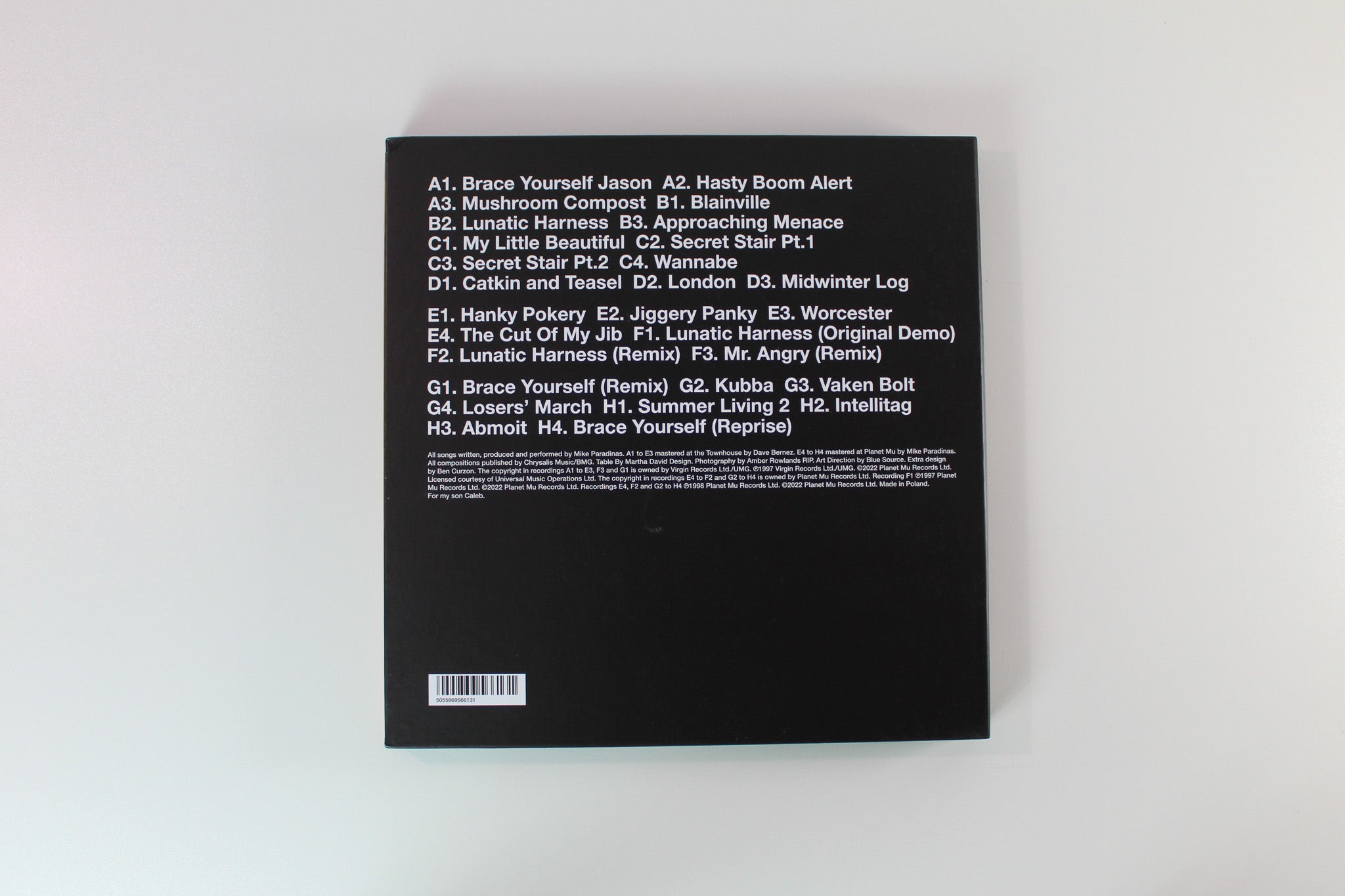 µ-Ziq - Lunatic Harness (25th Anniversary Edition) Ltd. Clear Vinyl Box Set on Planet Mu