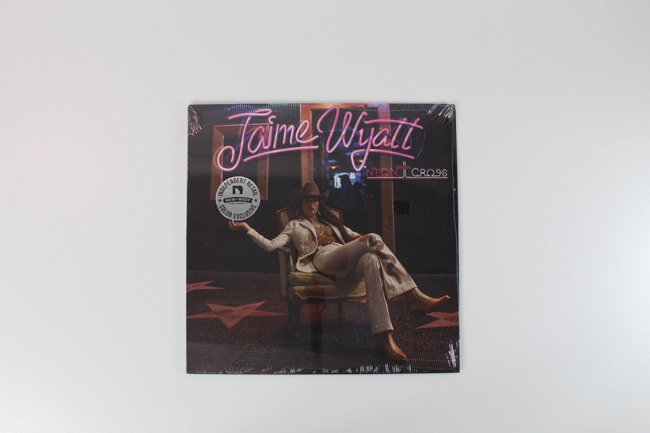 Jaime Wyatt - Neon Cross on New West Ltd Pink Vinyl Sealed