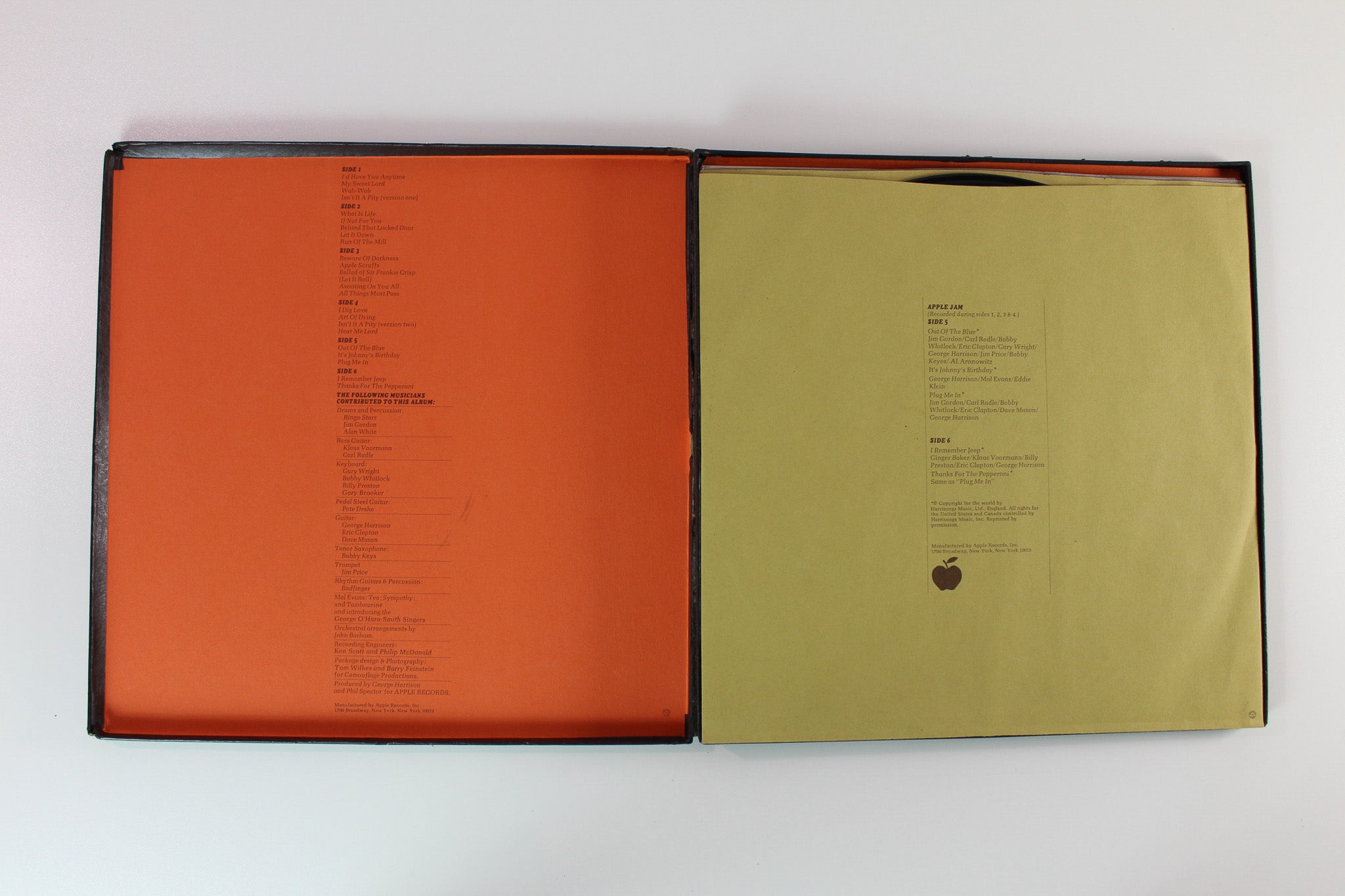 George Harrison - All Things Must Pass on Apple Records