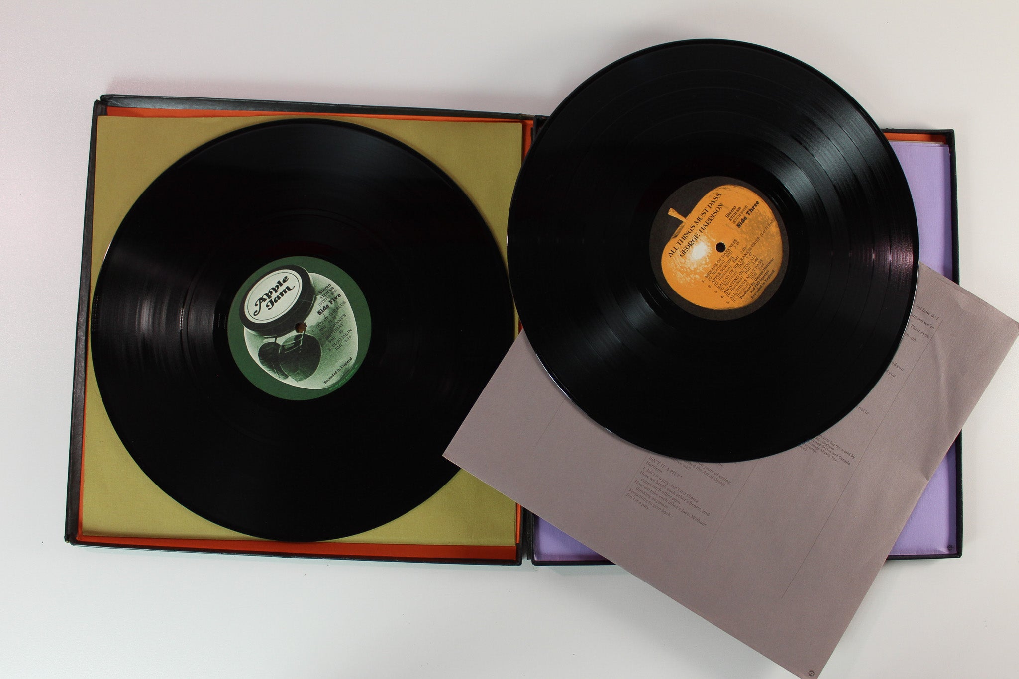 George Harrison - All Things Must Pass on Apple Records