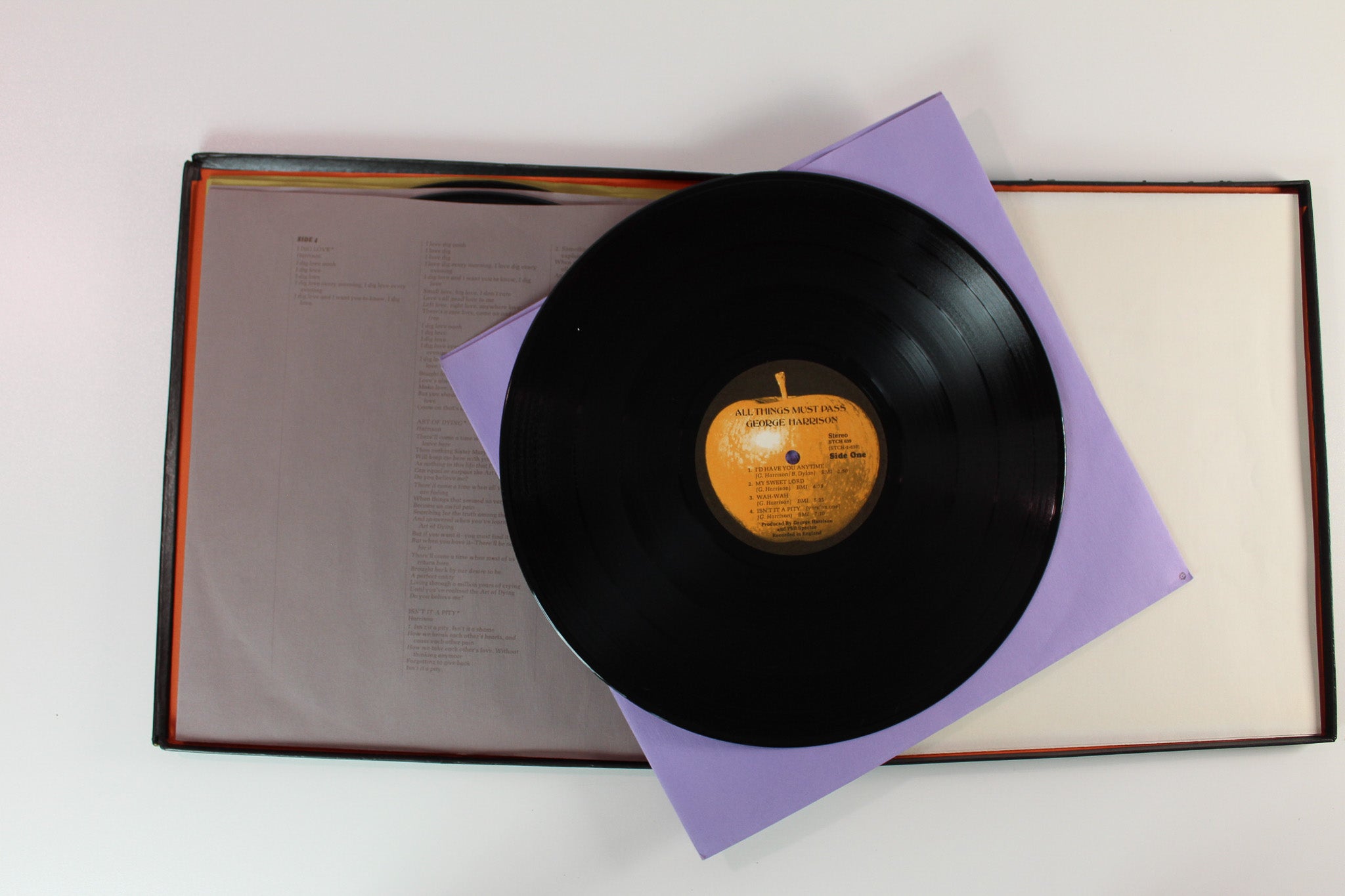 George Harrison - All Things Must Pass on Apple Records