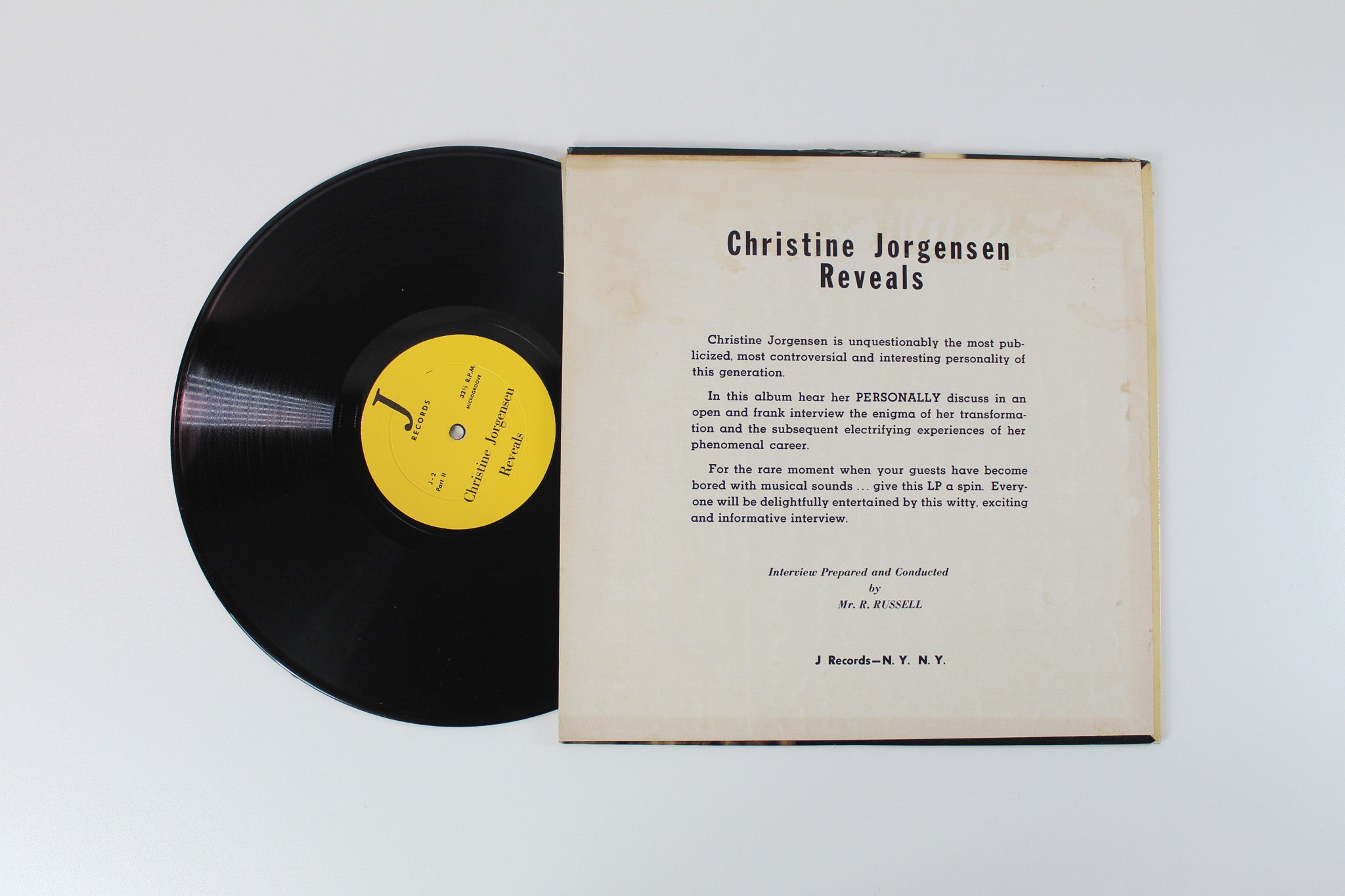 Christine Jorgensen - Reveals on J Records
