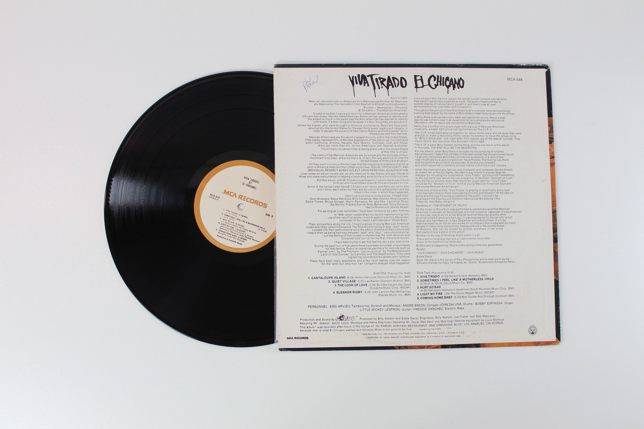 El Chicano - Viva Tirado on MCA Reissue