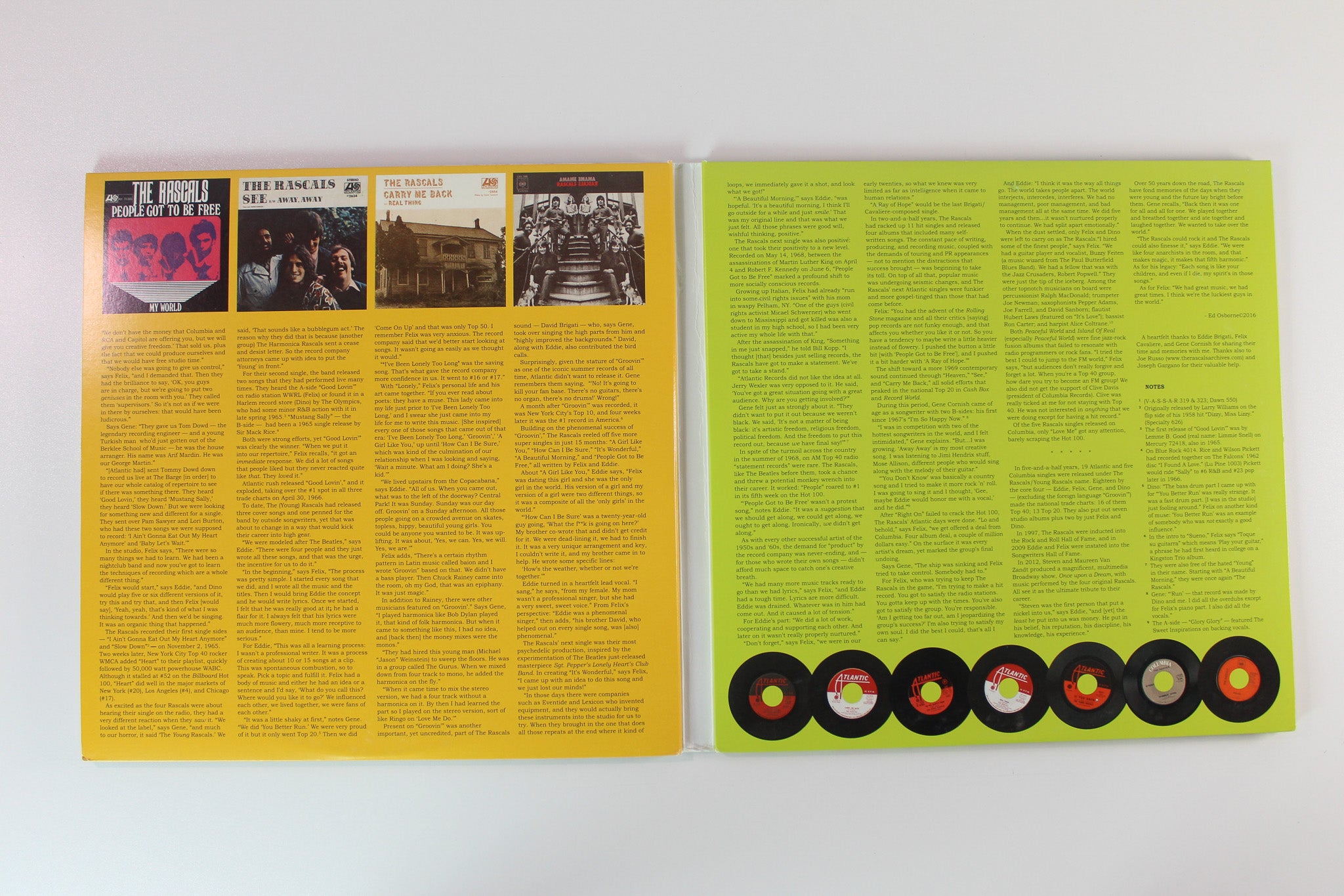 The Rascals - The Complete Singles A's & B's Ltd. on Real Gone Music Red, Yellow, Blue & Green Vinyl