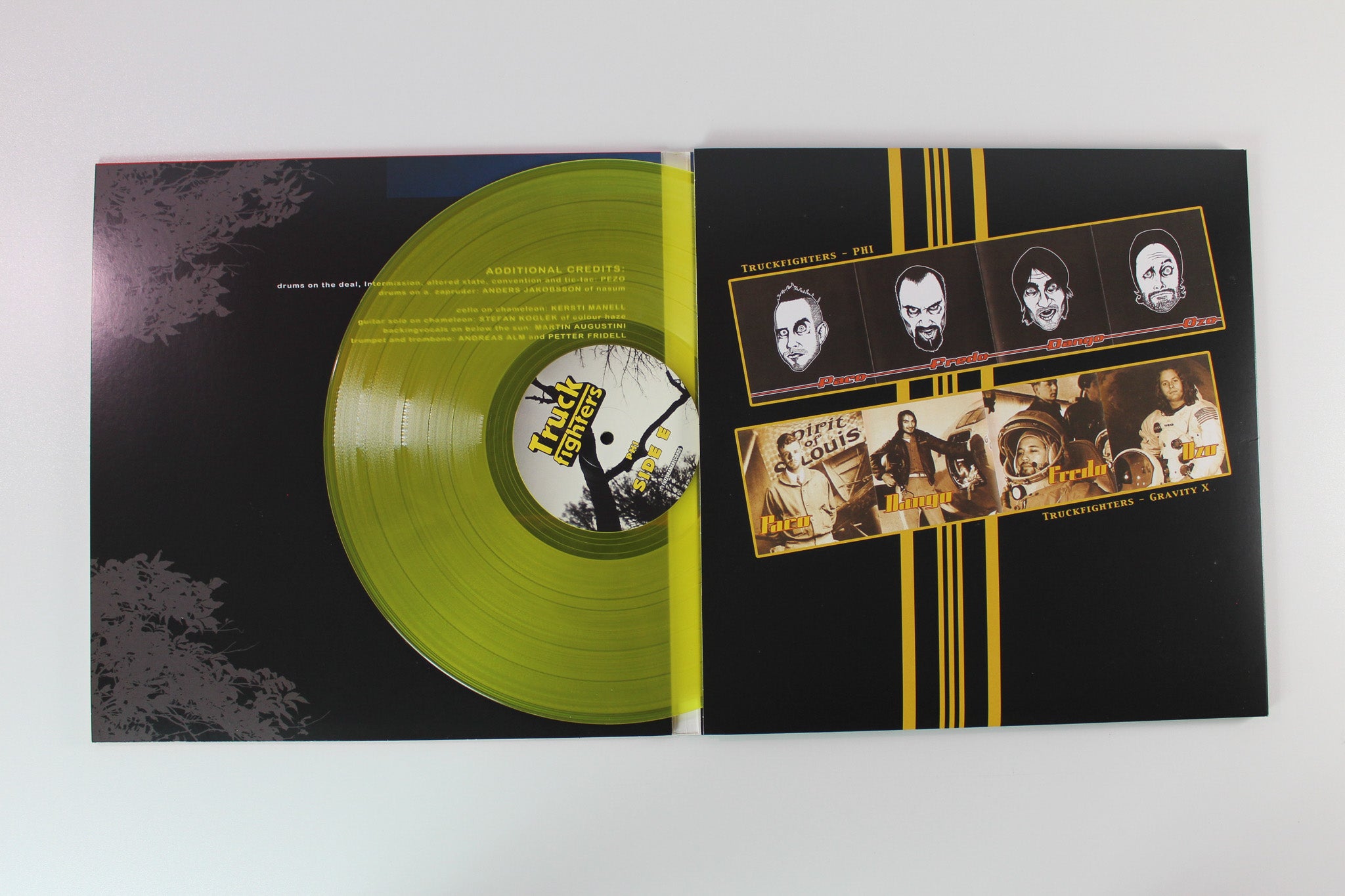 Truckfighters - Gravity X And Phi Box Set Reissue on Fuzzorama Records Black, Red & Yellow Vinyl