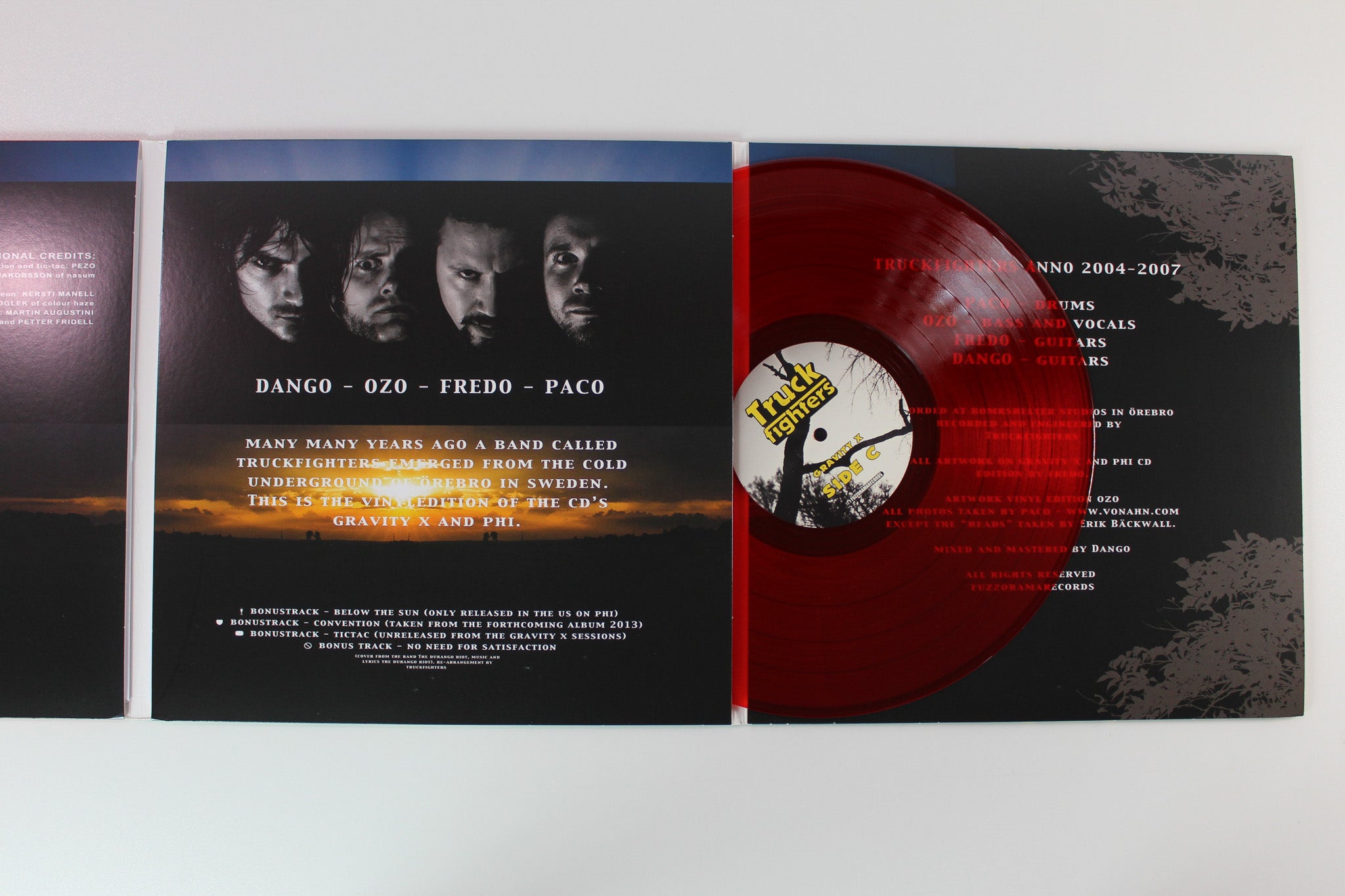 Truckfighters - Gravity X And Phi Box Set Reissue on Fuzzorama Records Black, Red & Yellow Vinyl