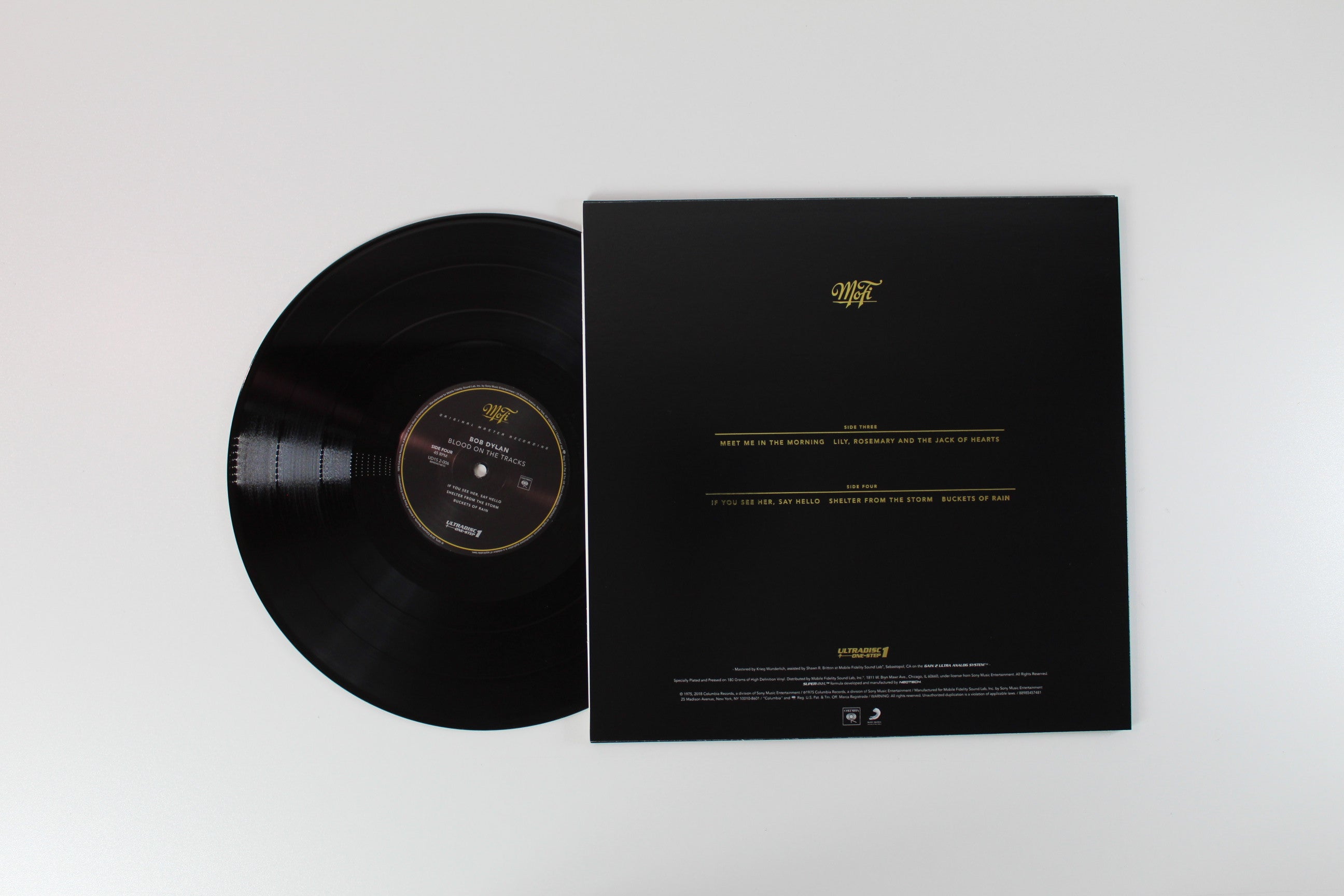 Bob Dylan - Blood On The Tracks on Mobile Fidelity Sound Lab Ltd Numbered 2 X 12" 45 RPM Box Set Reissue