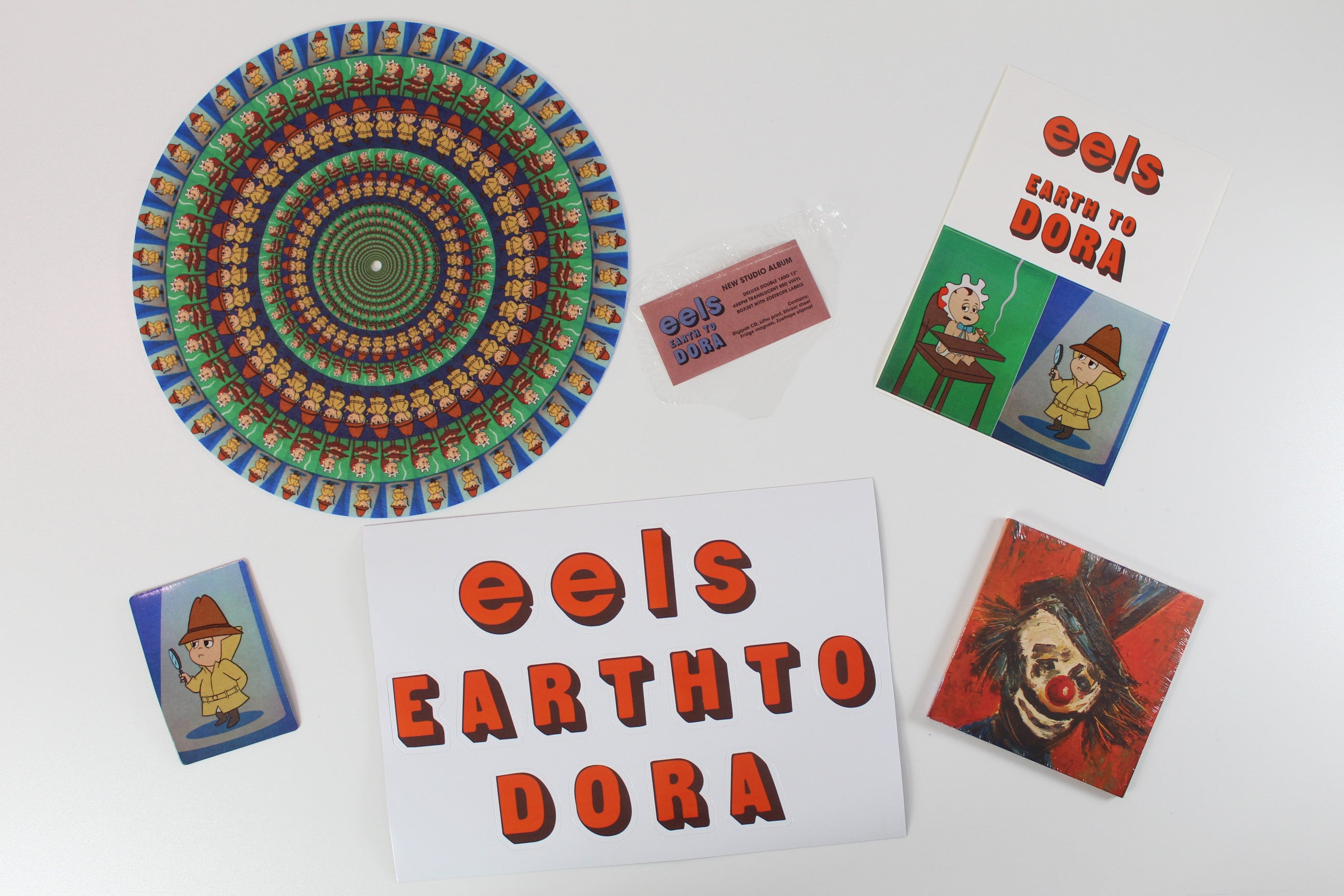 Eels - Earth To Dora on E Works 2 X 12" 45 RPM Red Vinyl Box Set With CD