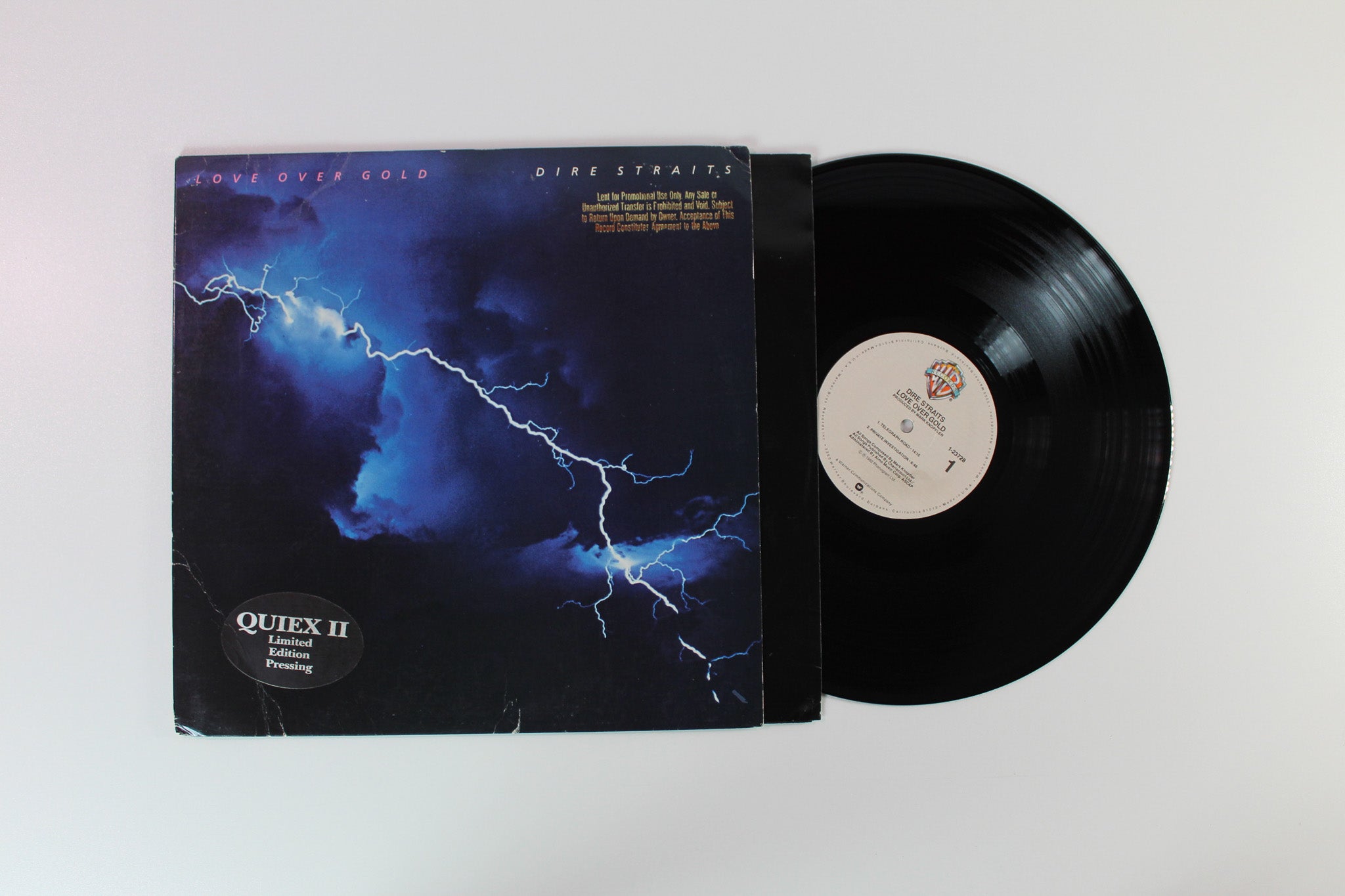 Dire Straits - Love Over Gold on Warner Bros. Records Ltd. Promo Quiex II