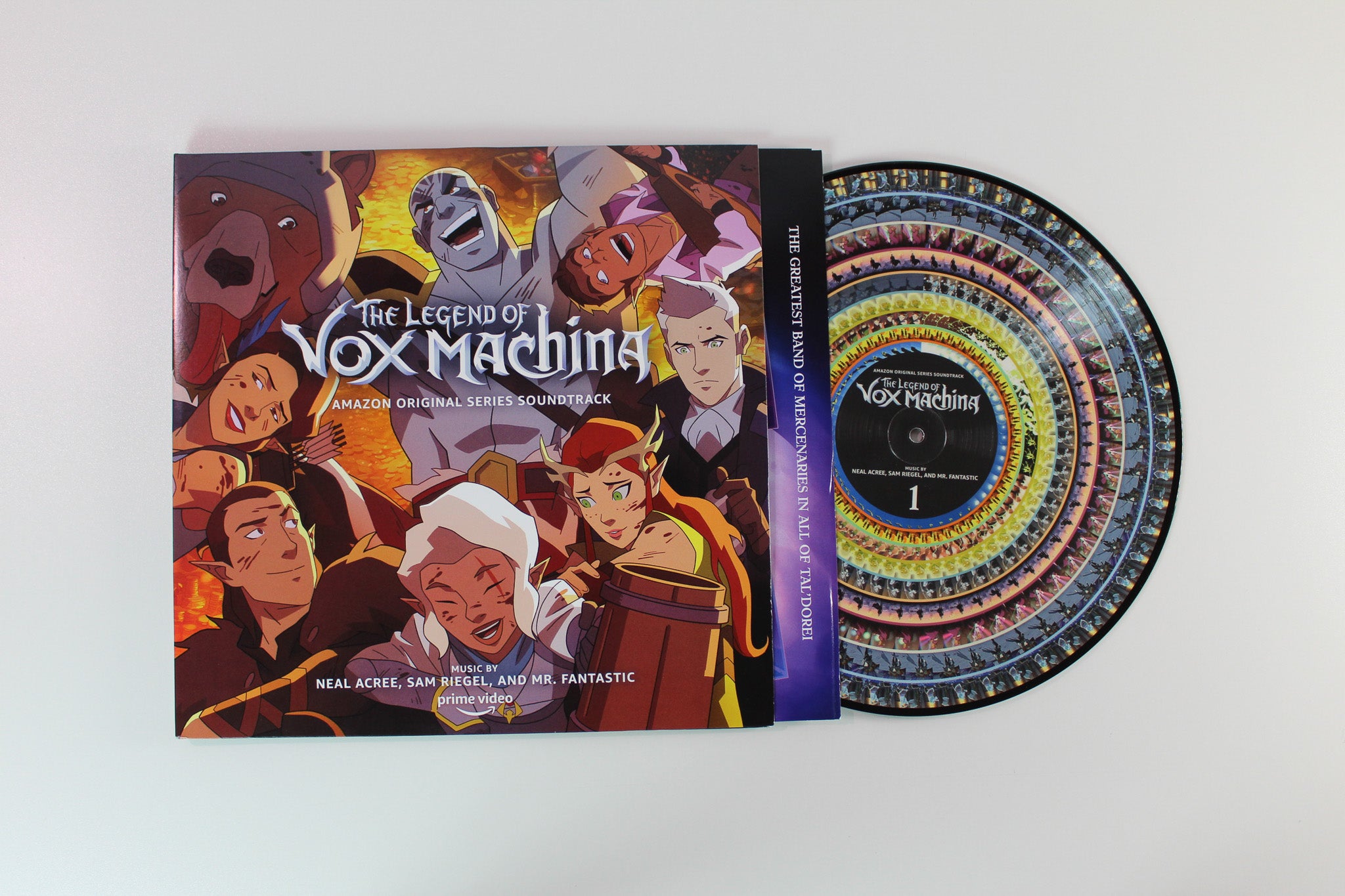 Neal Acree - The Legend of Vox Machina (Amazon Original Series Soundtrack) on Lakeshore Records Ltd. Zoetrope Picture Disc