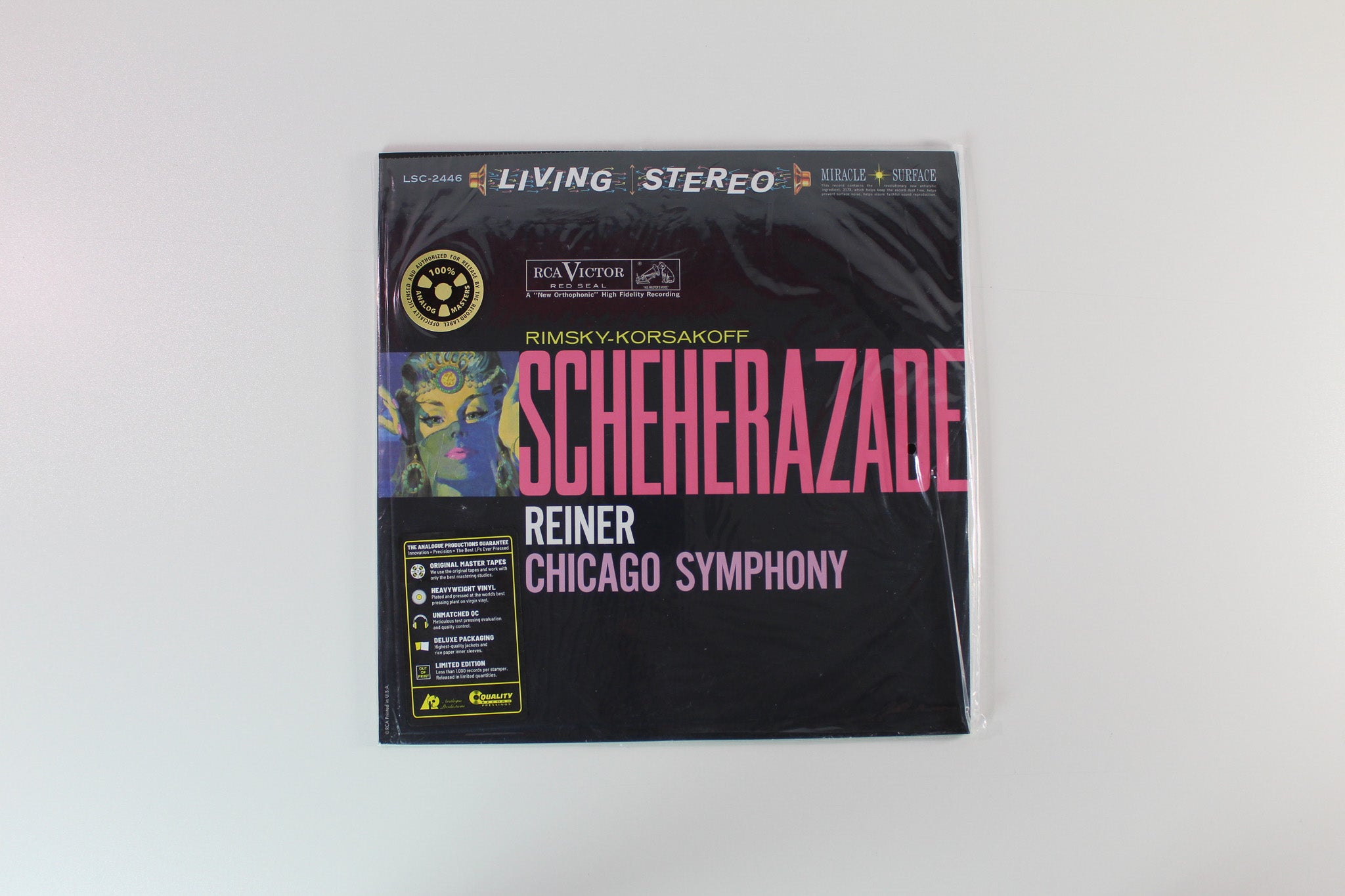 Nikolai Rimsky-Korsakov - Scheherazade on Analogue Productions Ltd. Reissue 200g
