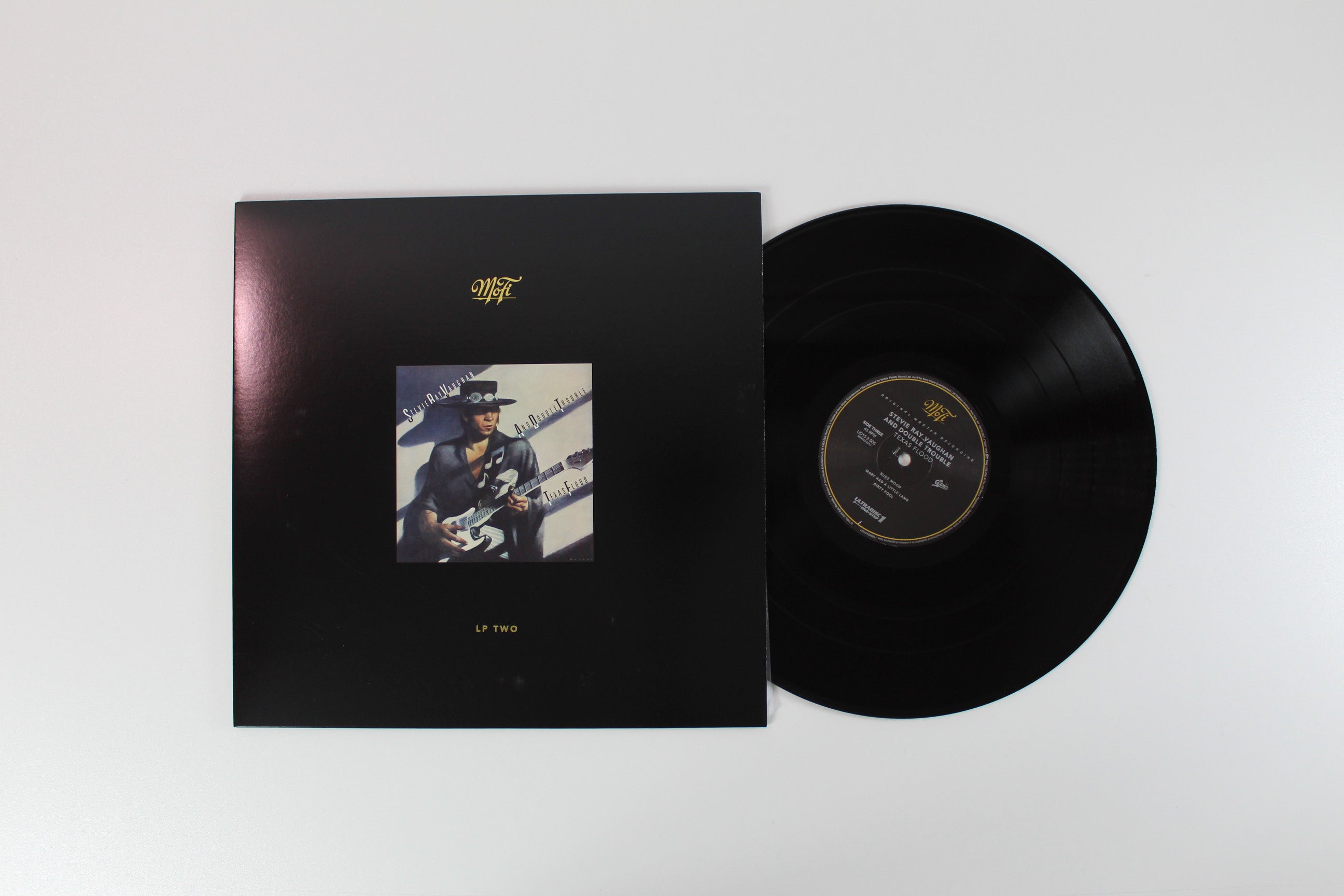 Stevie Ray Vaughan & Double Trouble - Texas Flood 45 RPM Numbered Reissue on Mobile Fidelity Sound Lab