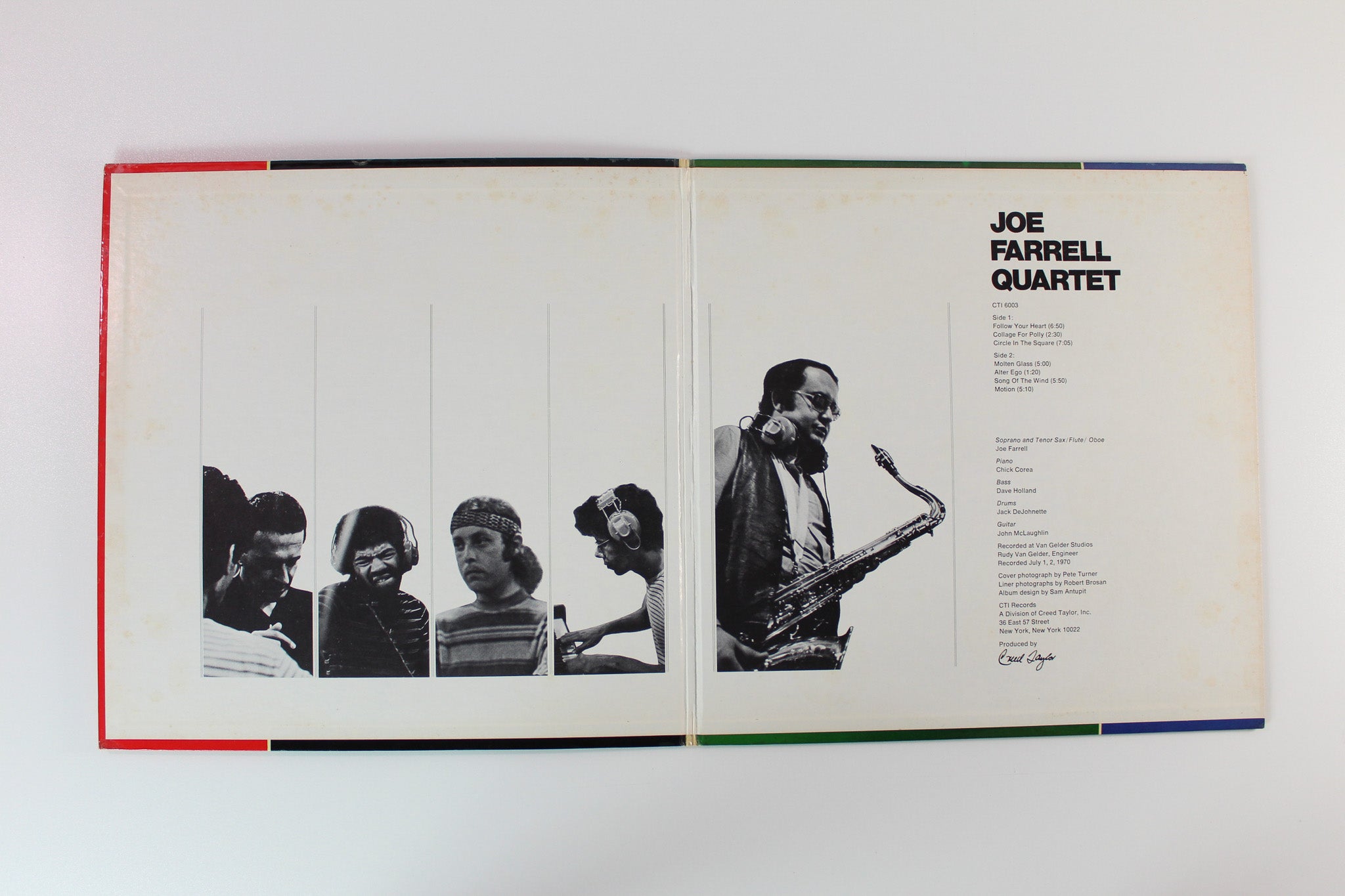 Joe Farrell Quartet - Joe Farrell Quartet on CTI Records Promo