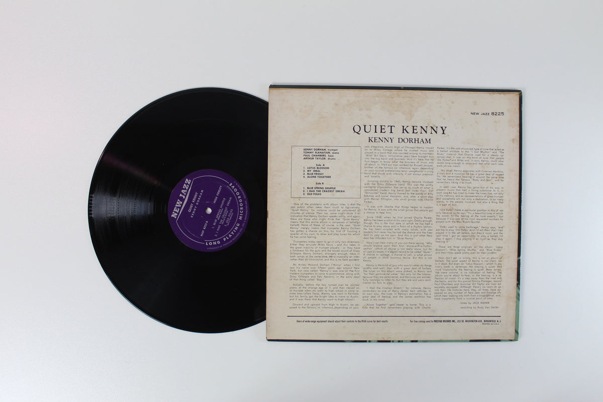 Kenny Dorham - Quiet Kenny on New Jazz - Mono DG NJLP 8225